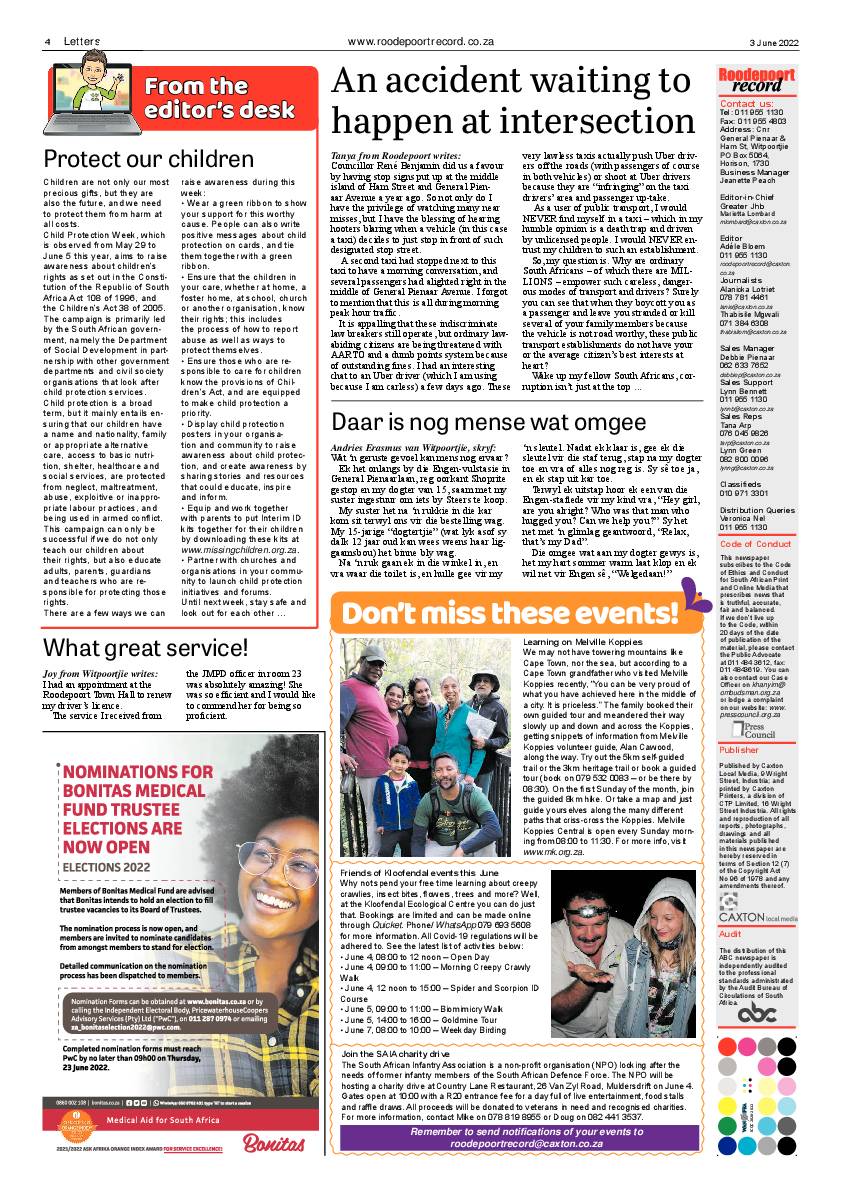 Roodepoort Record 3 June 2022 page 4