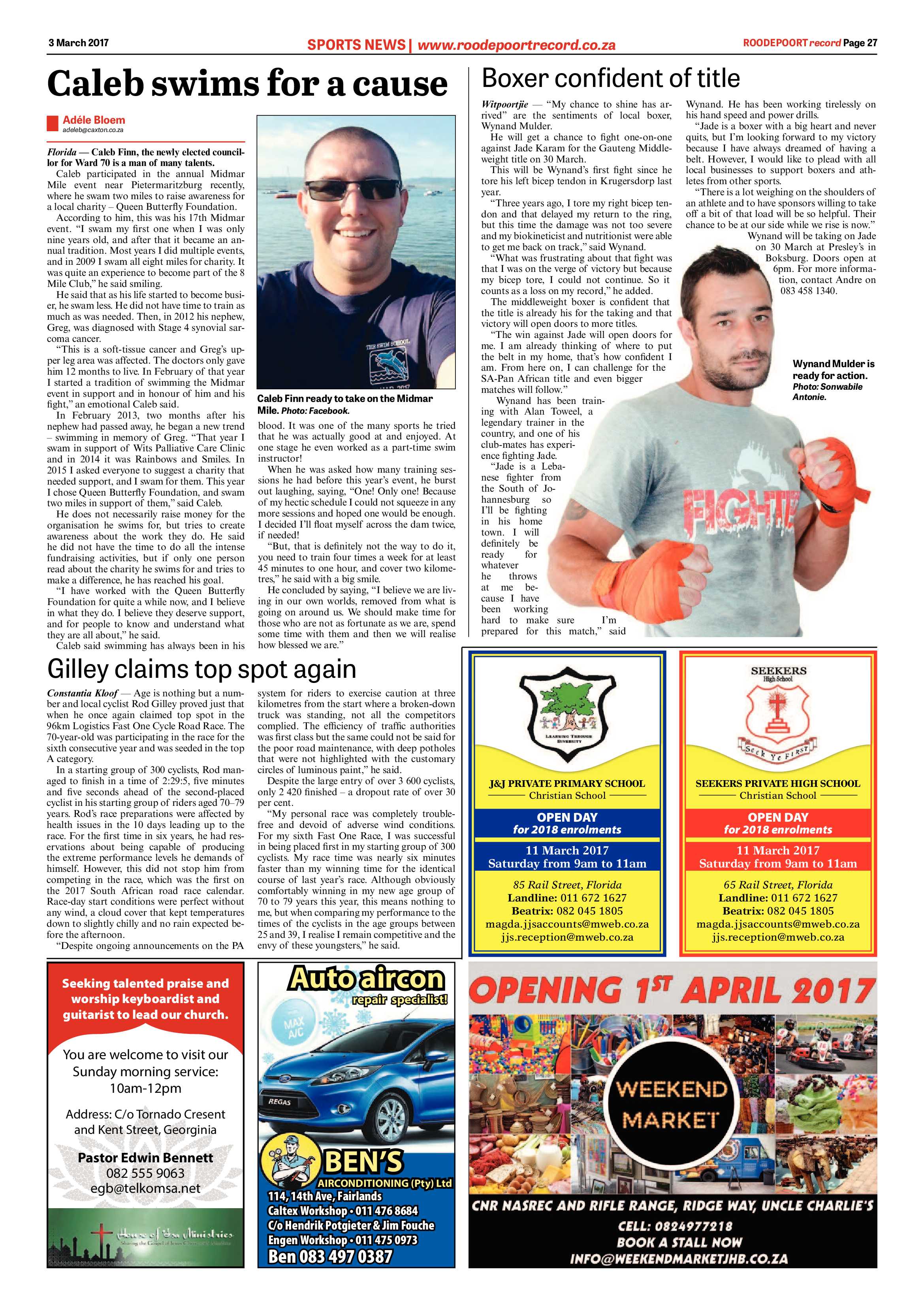 Roodepoort Record 3 March 2017 page 27