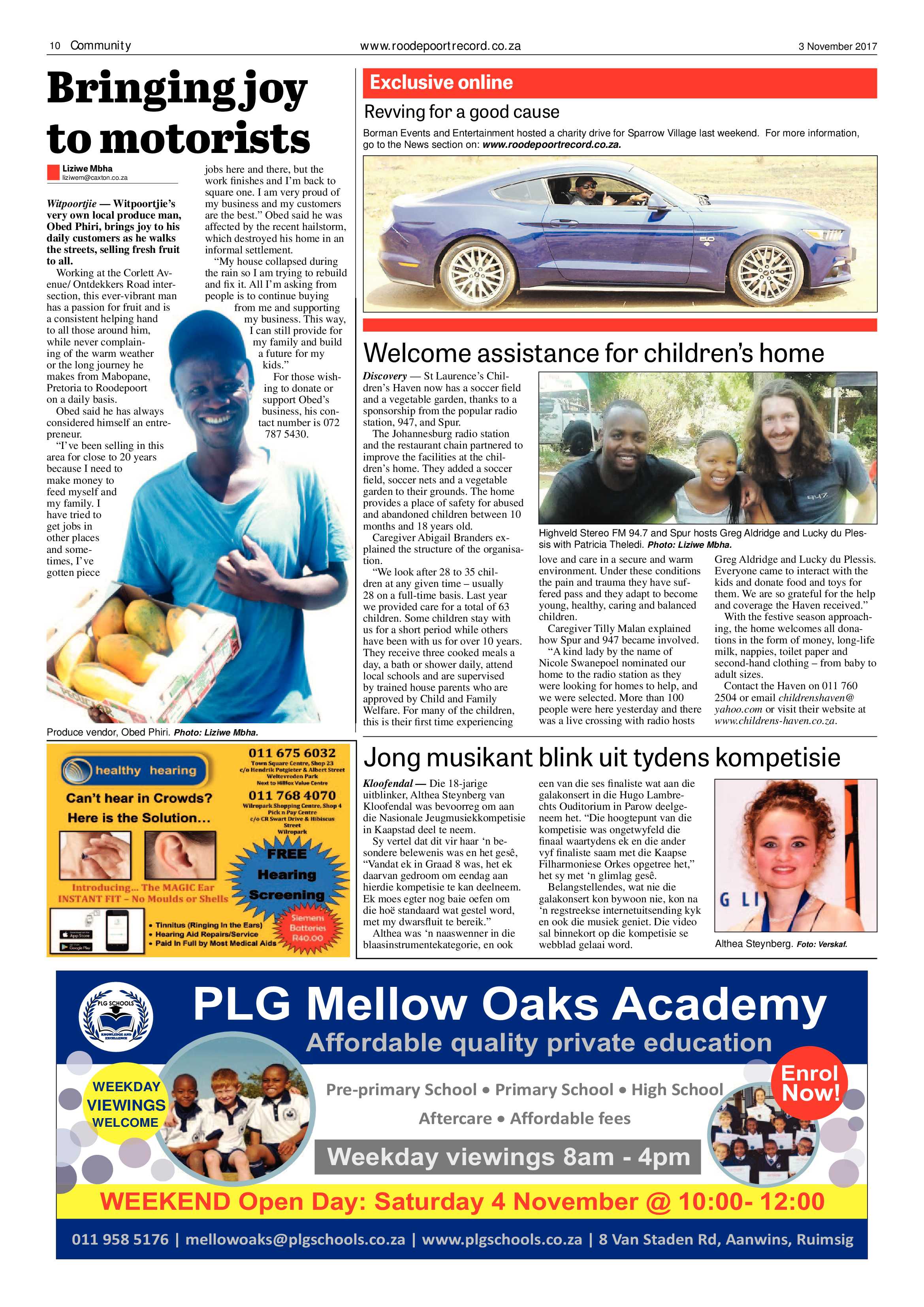Roodepoort Record 3 November 2017 page 10