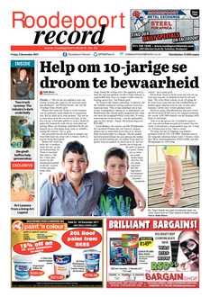 Roodepoort Record 3 November 2017