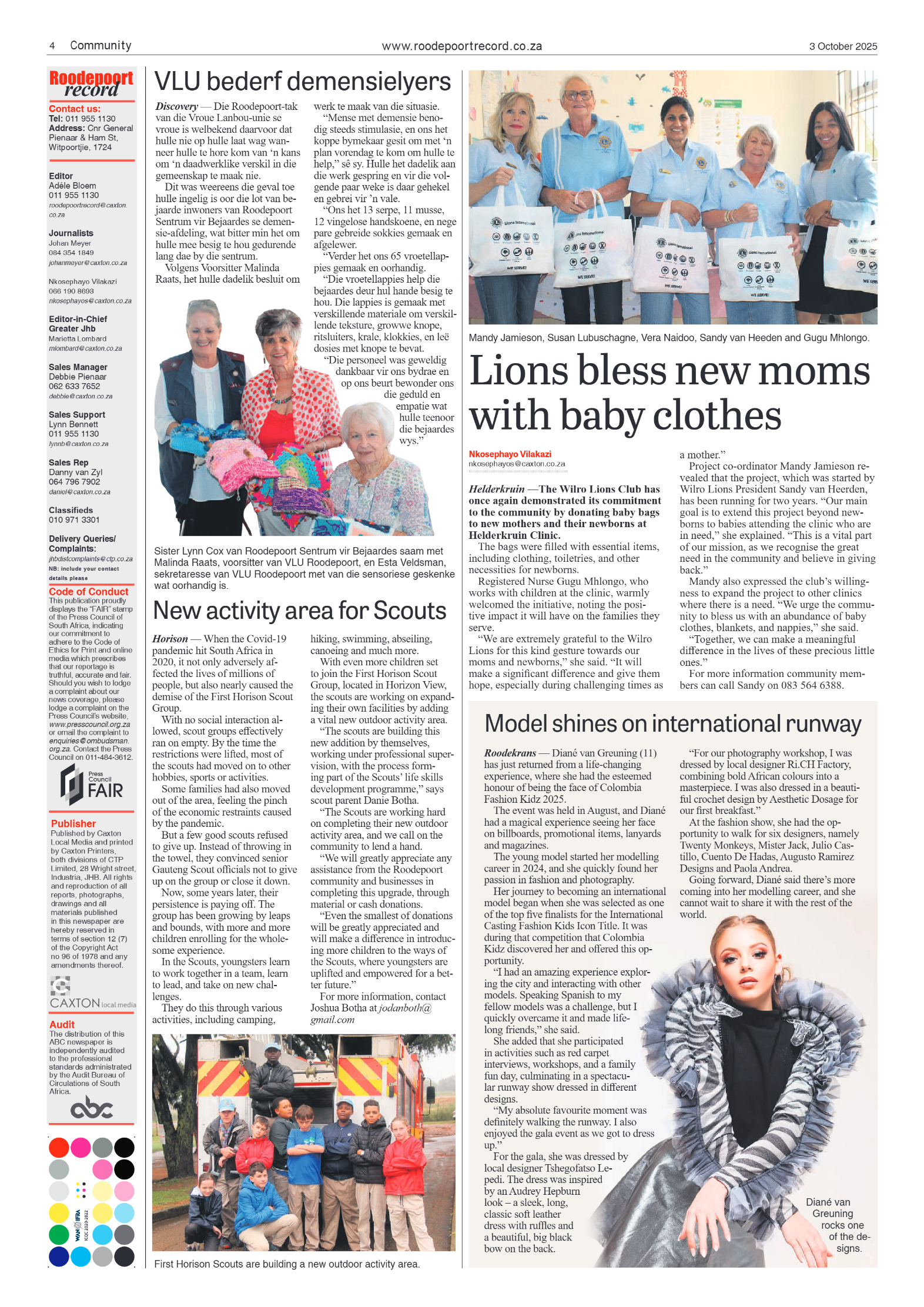 Roodepoort Record 3 October 2025 page 4