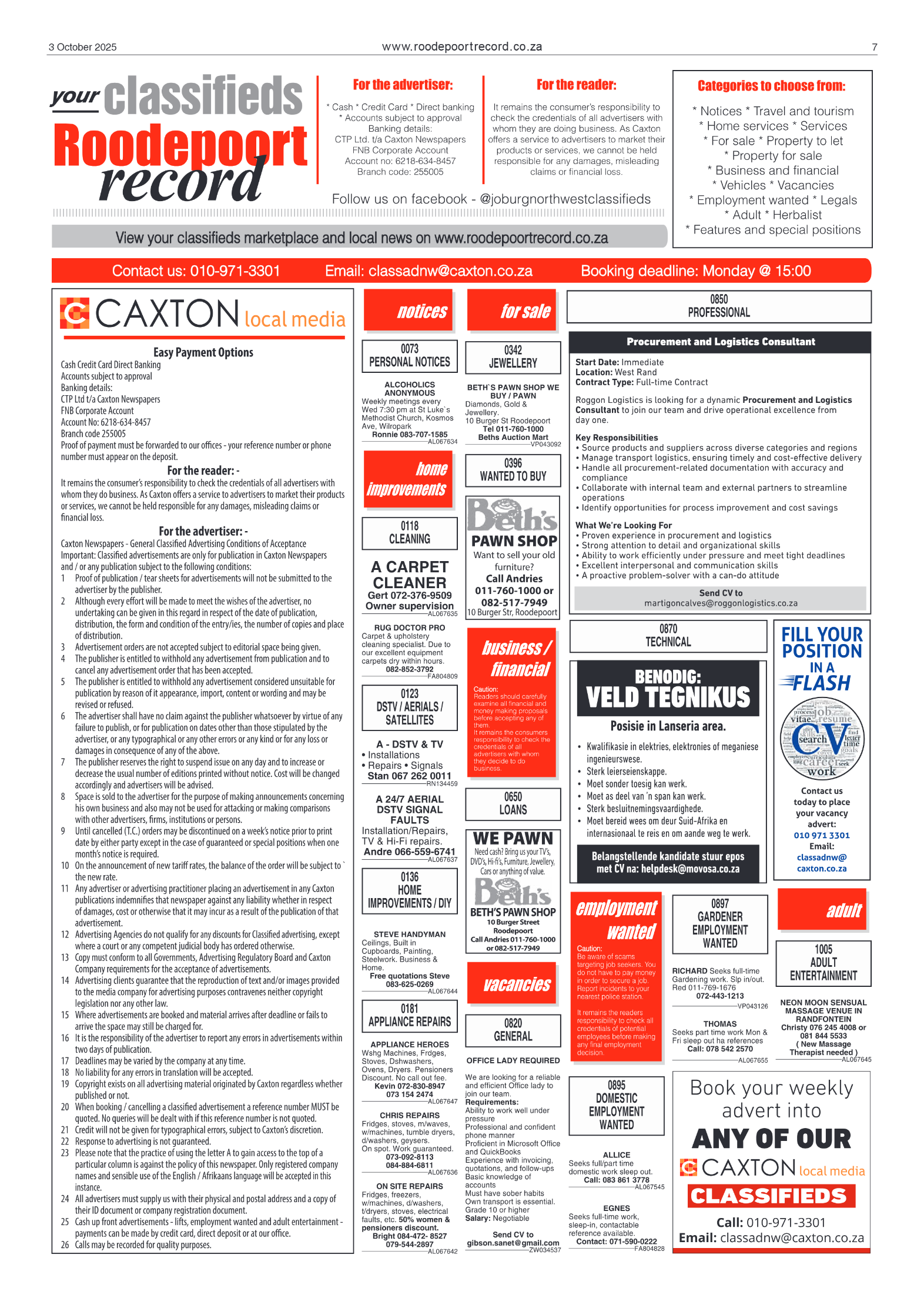 Roodepoort Record 3 October 2025 page 7