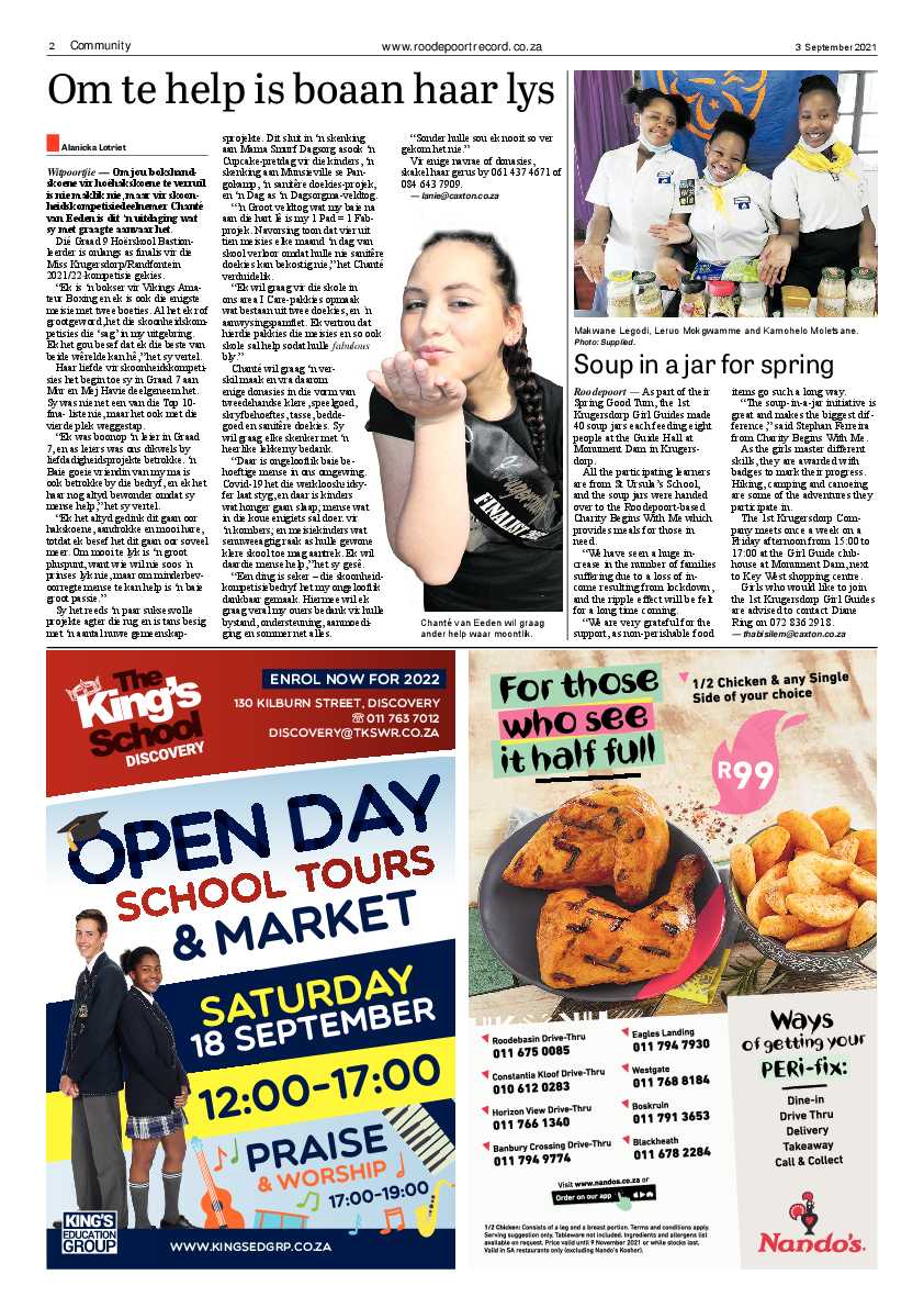 Roodepoort Record 3 September 2021 page 2