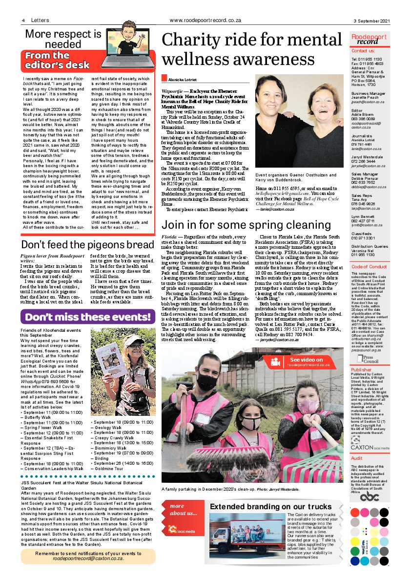 Roodepoort Record 3 September 2021 page 4