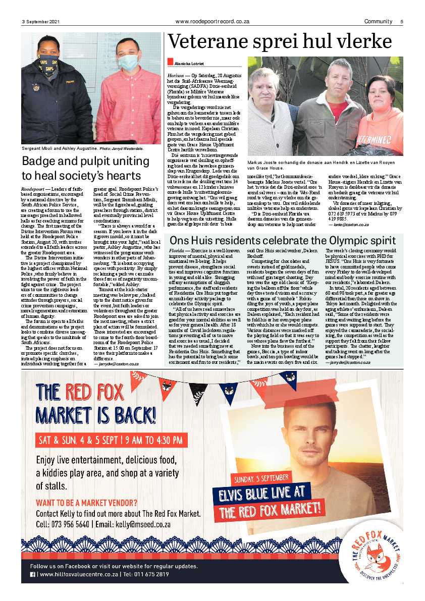 Roodepoort Record 3 September 2021 page 5