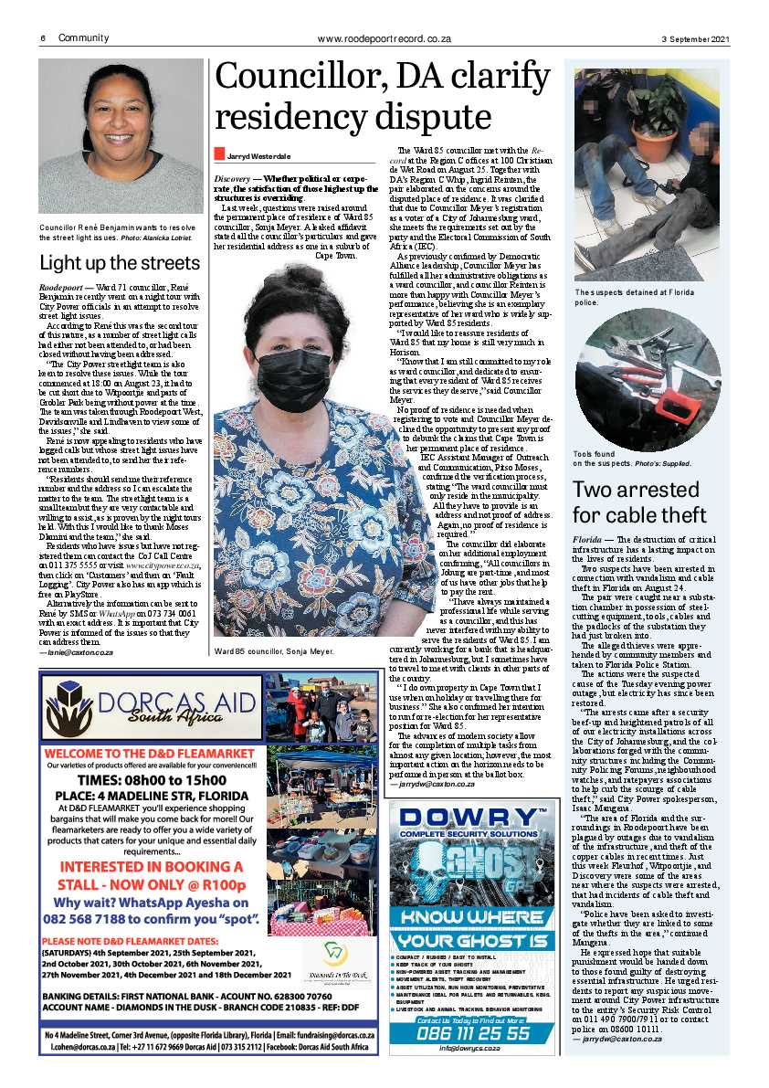 Roodepoort Record 3 September 2021 page 6