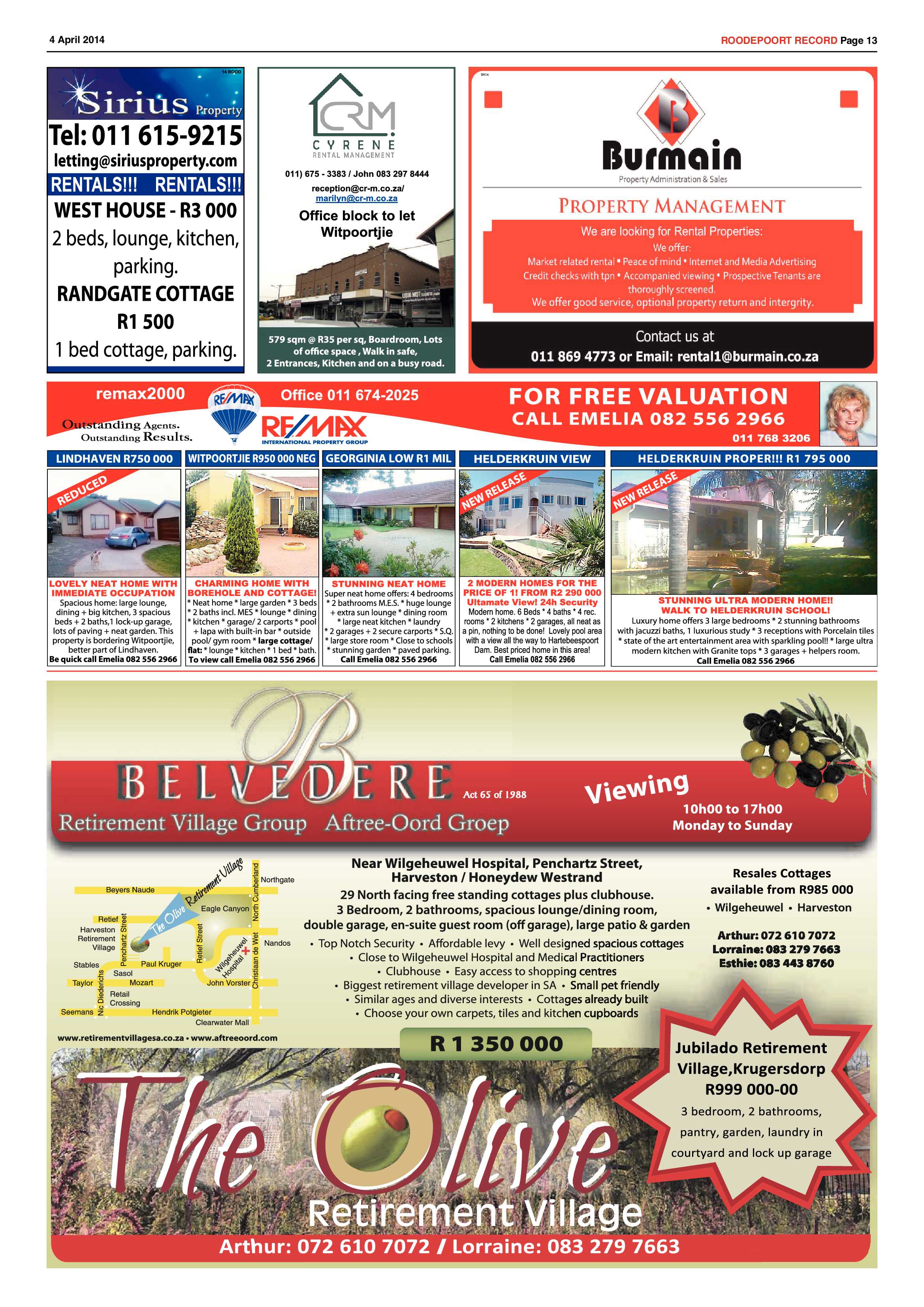 Roodepoort Record 4 April 2014 page 13