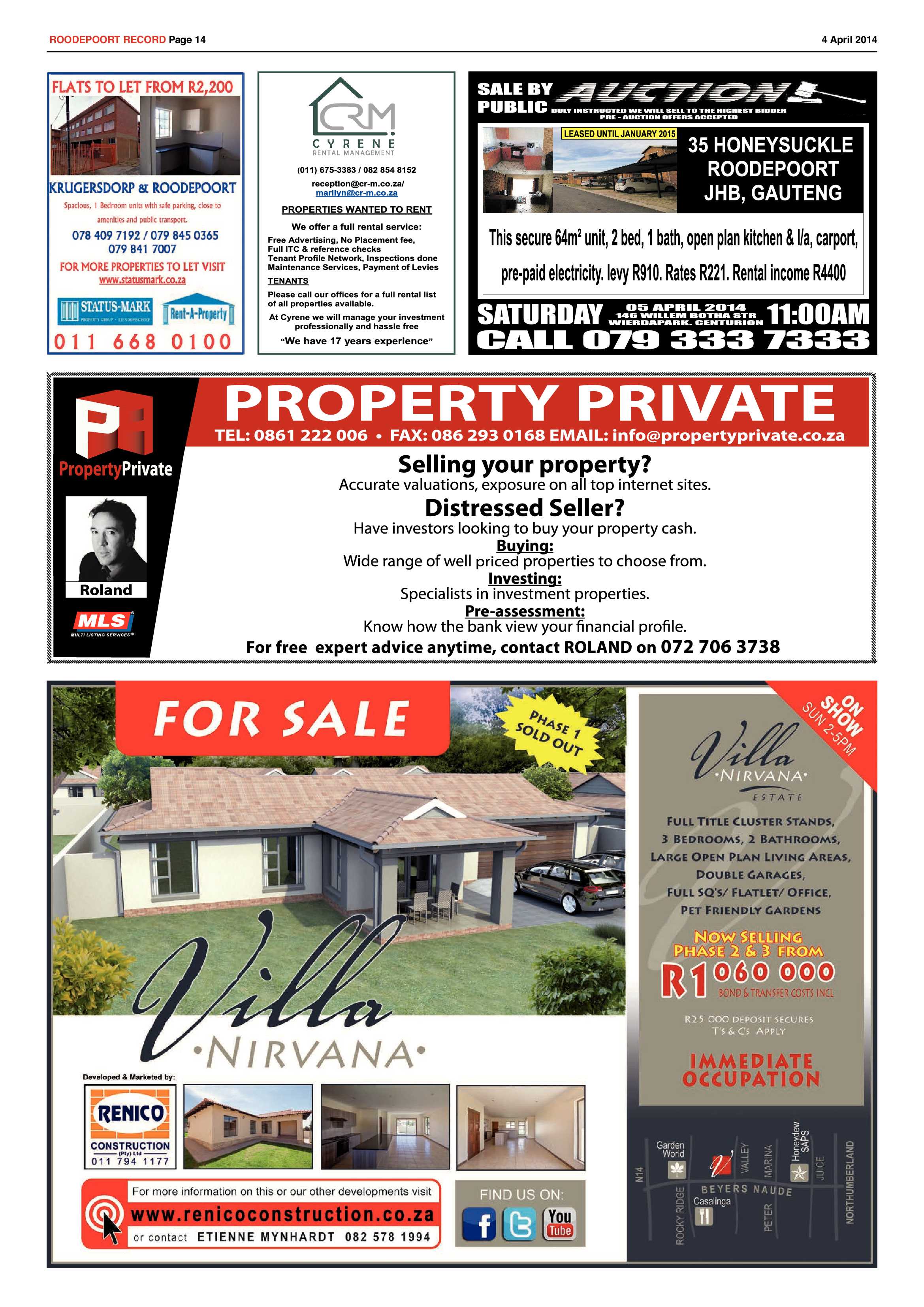Roodepoort Record 4 April 2014 page 14