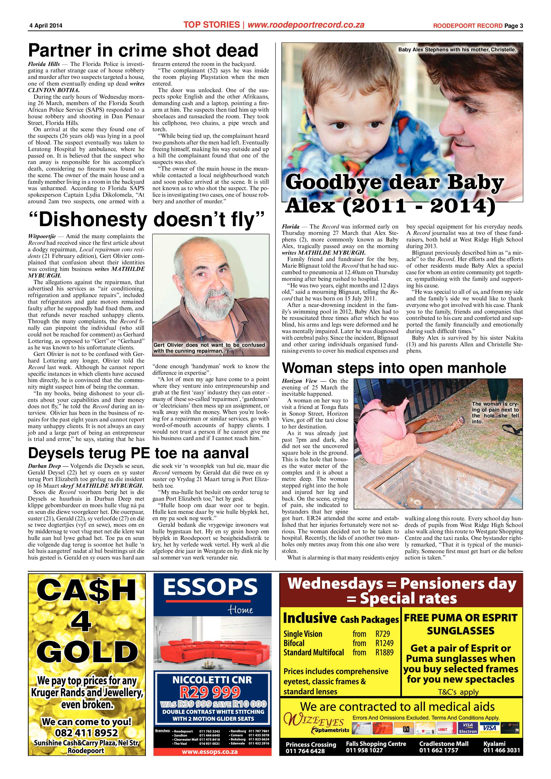 Roodepoort Record 4 April 2014 page 3