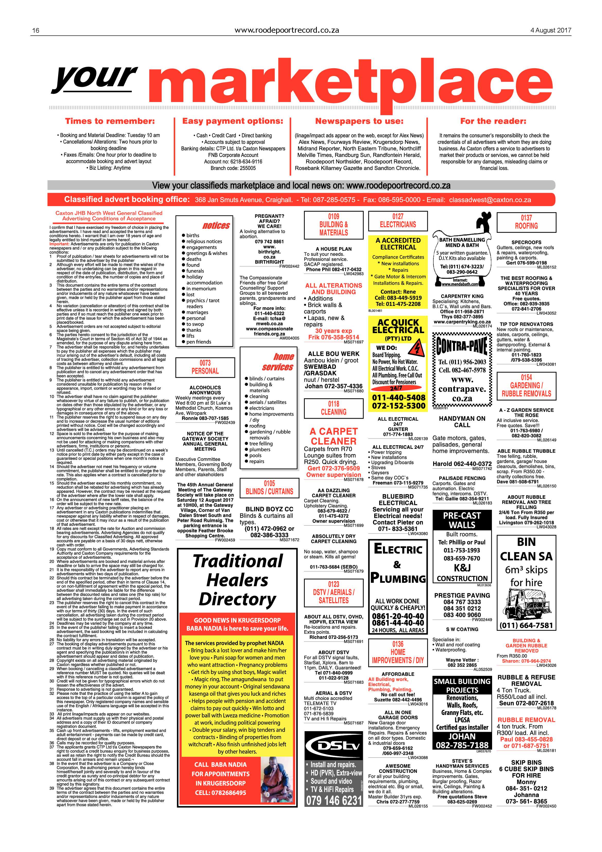 Roodepoort Record 4 August 2017 page 16