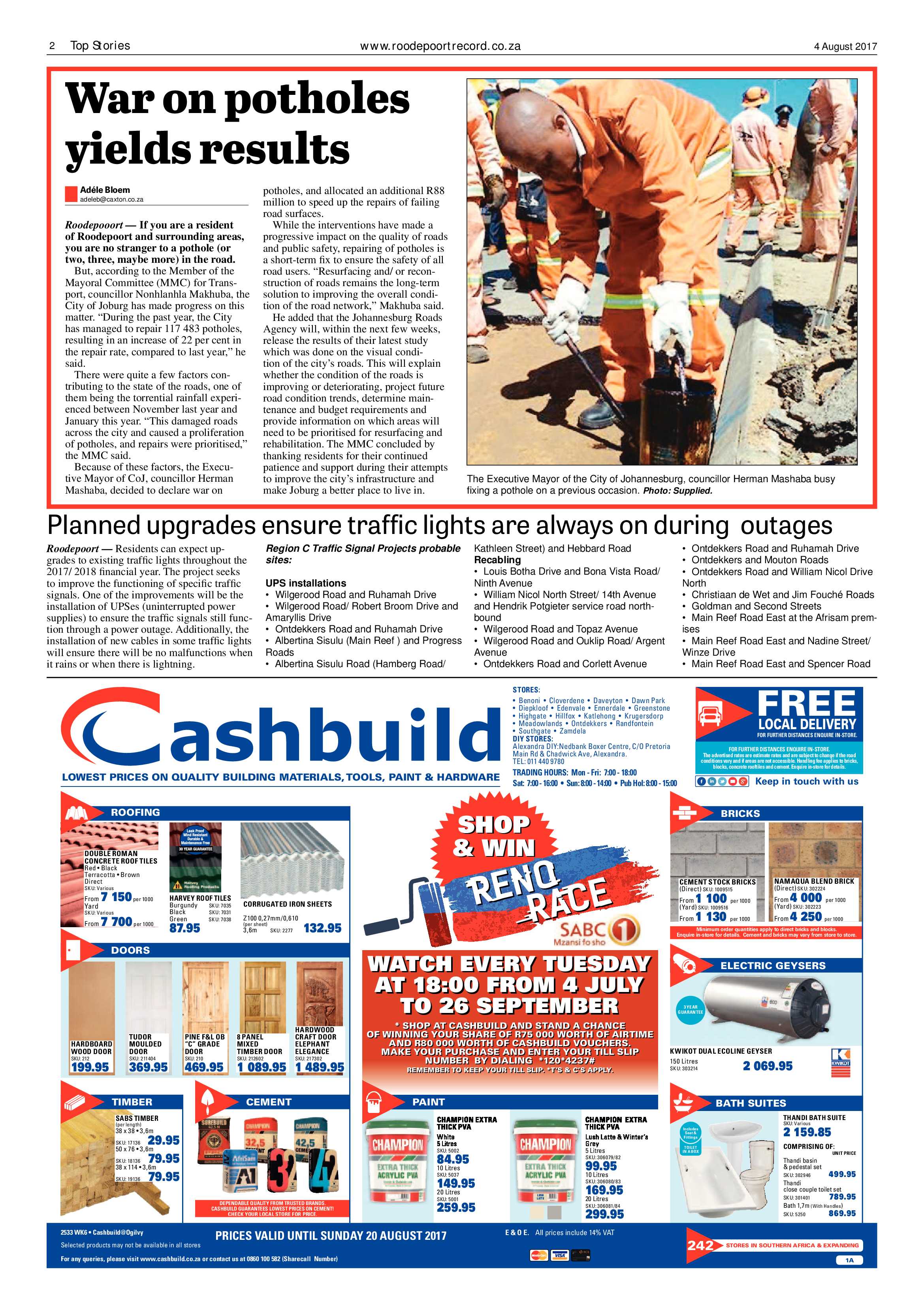 Roodepoort Record 4 August 2017 page 2