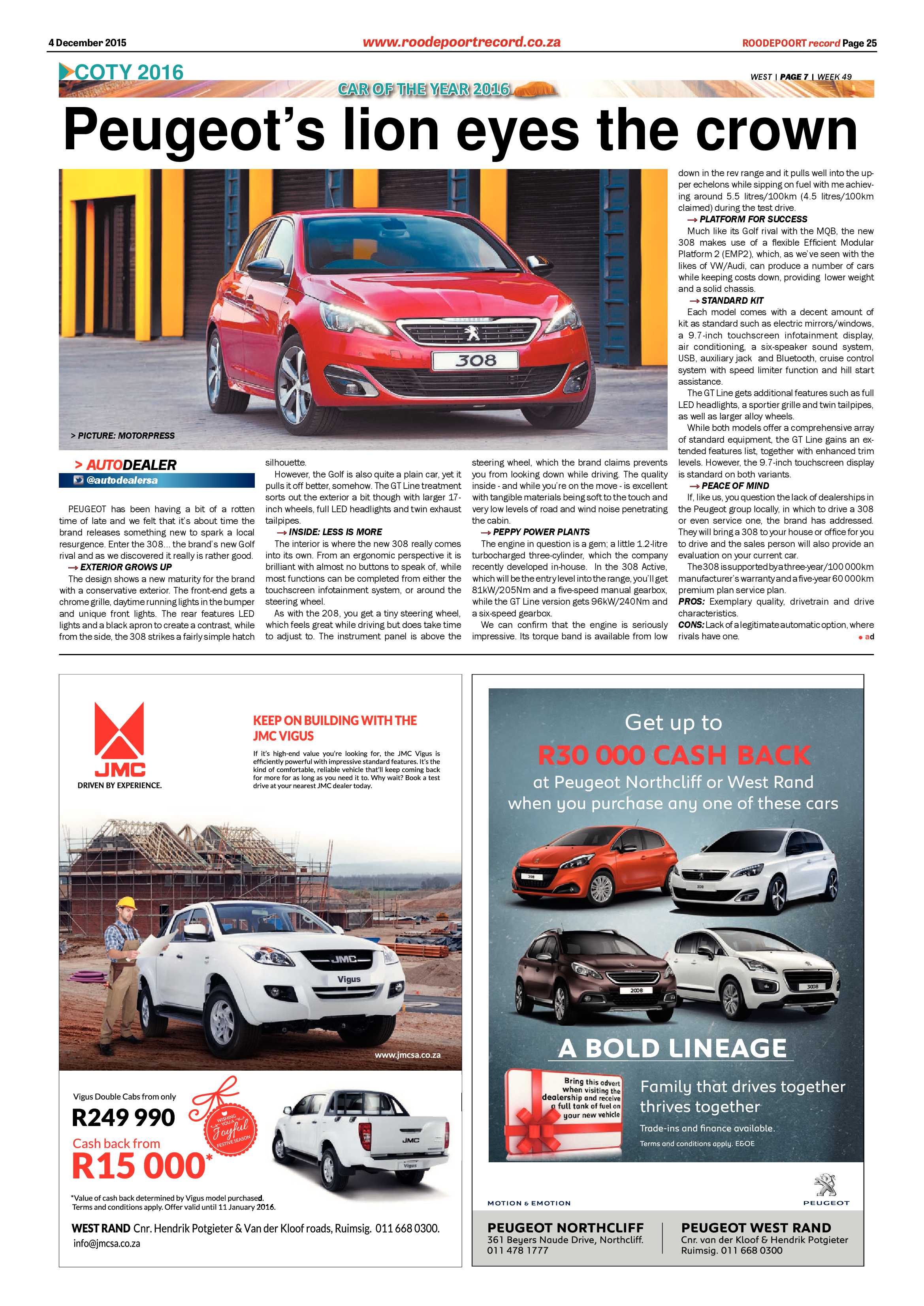 Roodepoort Record 4 December 2015 page 25