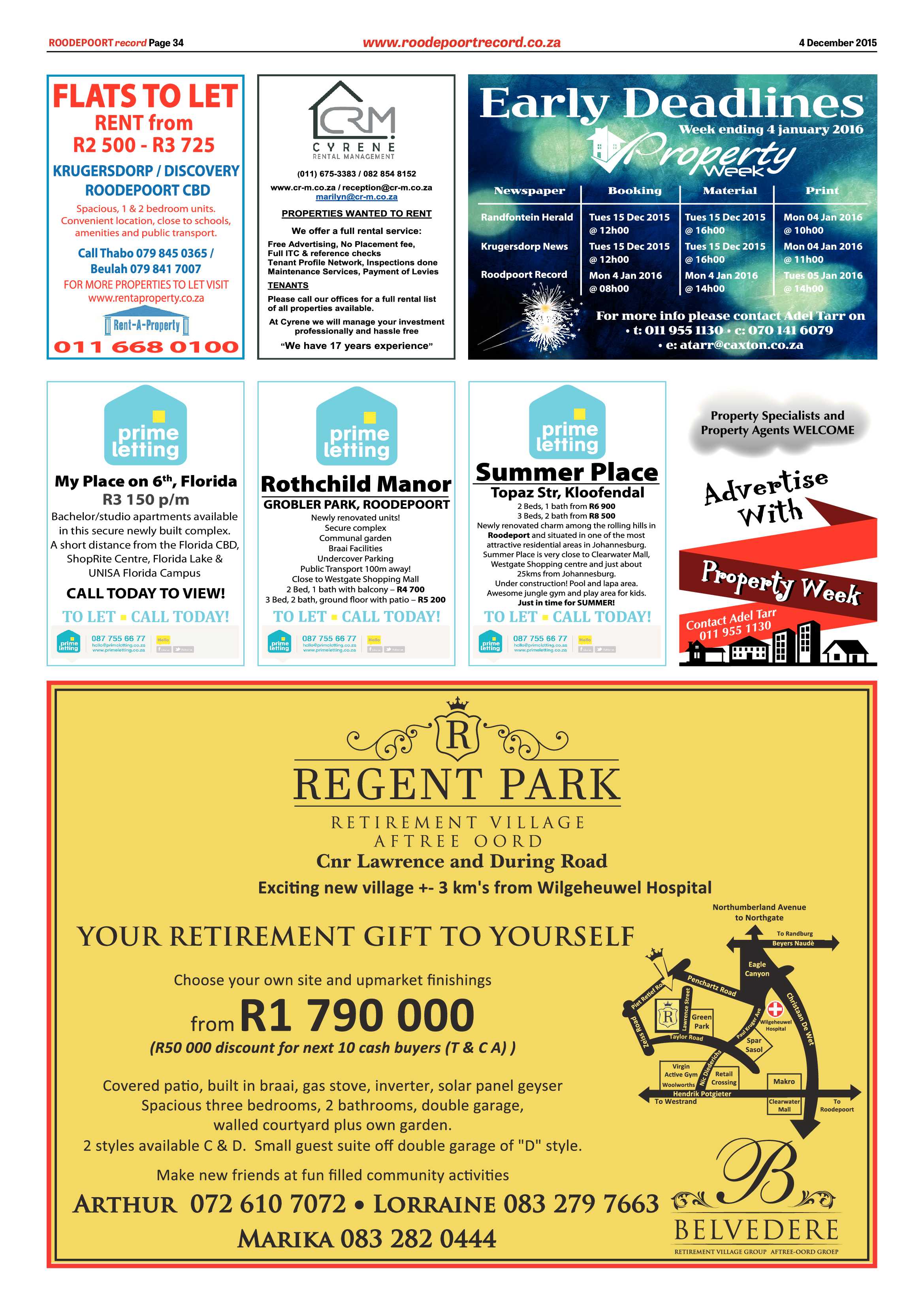 Roodepoort Record 4 December 2015 page 34