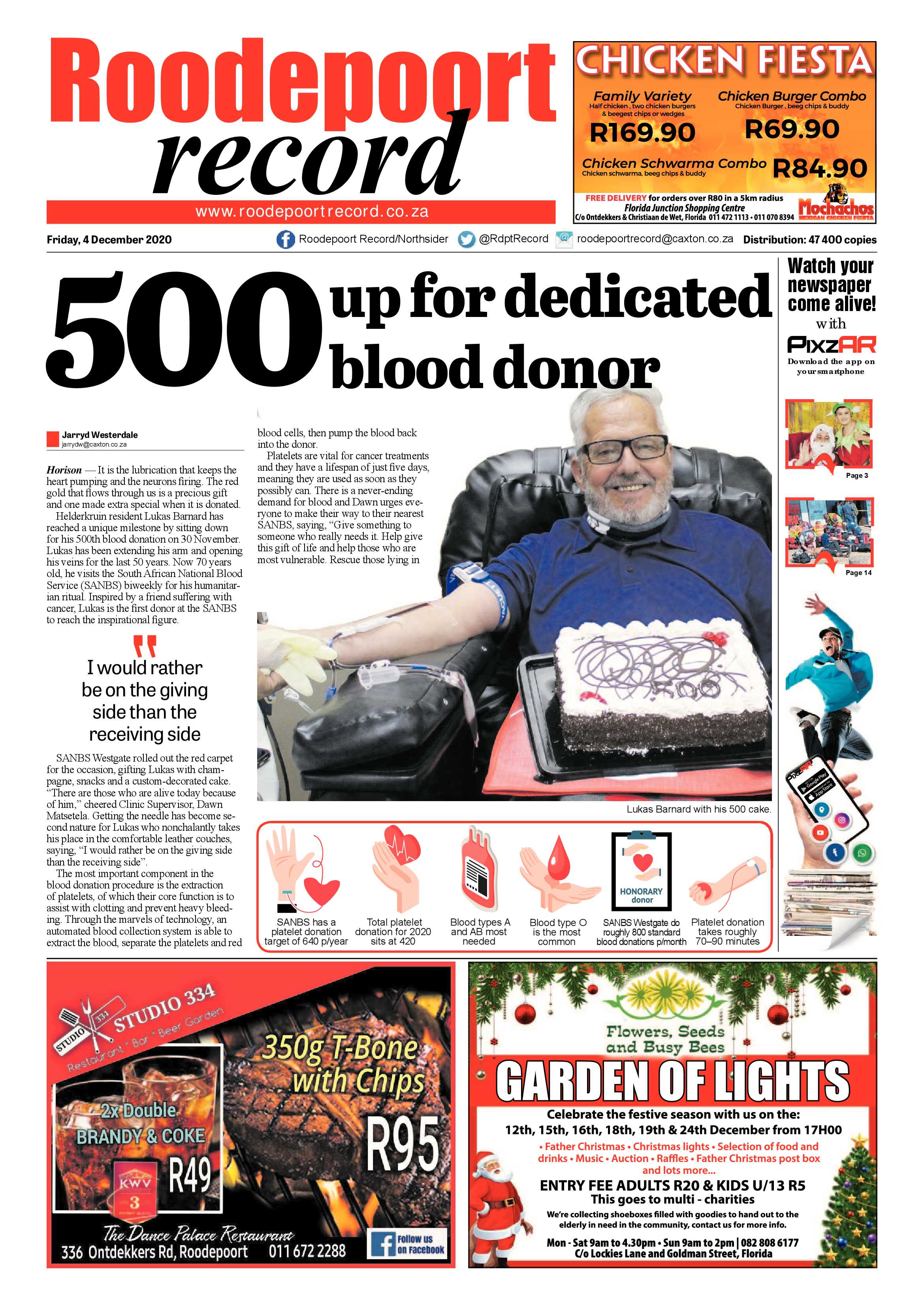 Roodepoort Record 4 December 2020 page 1