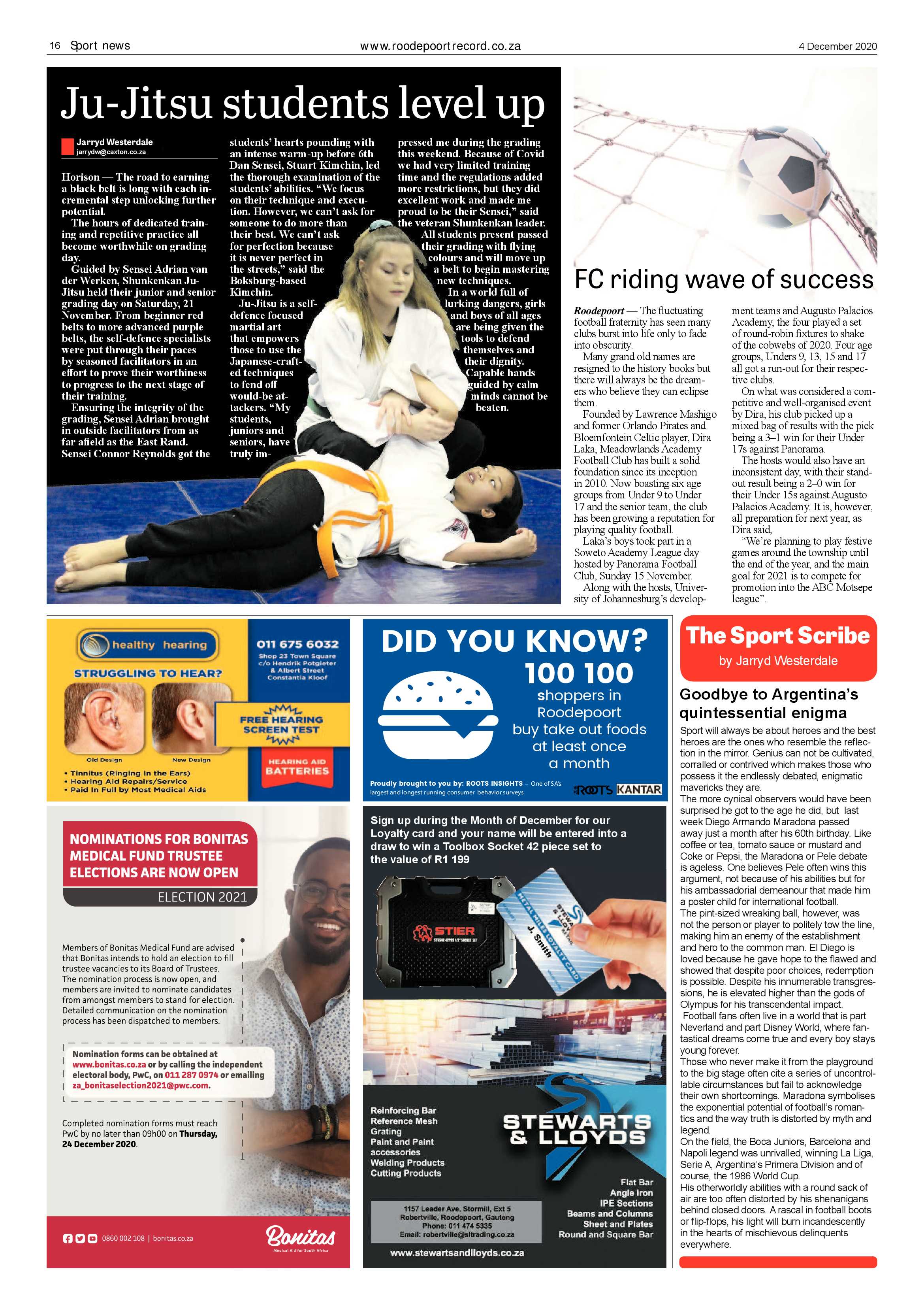Roodepoort Record 4 December 2020 page 16