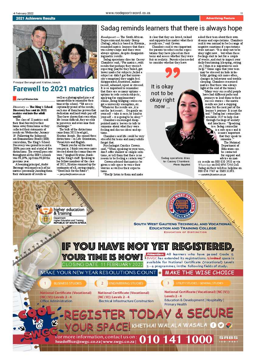 Roodepoort Record 4 February 2022 page 11