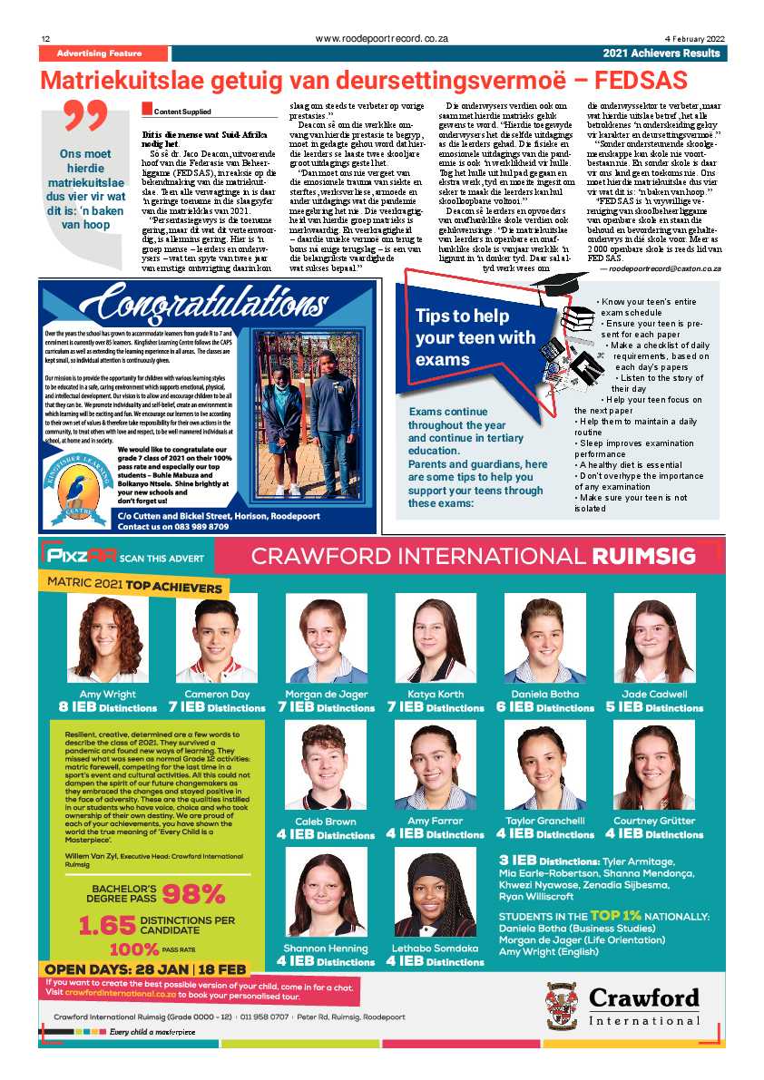 Roodepoort Record 4 February 2022 page 12