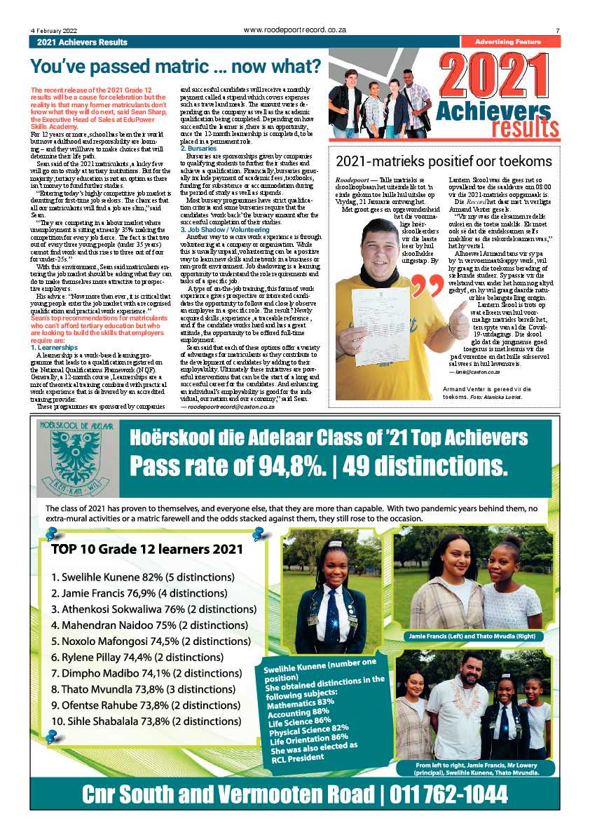 Roodepoort Record 4 February 2022 page 7