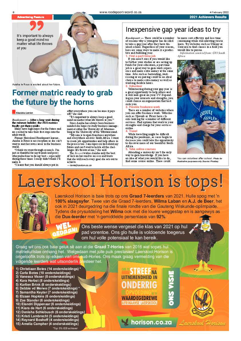Roodepoort Record 4 February 2022 page 8