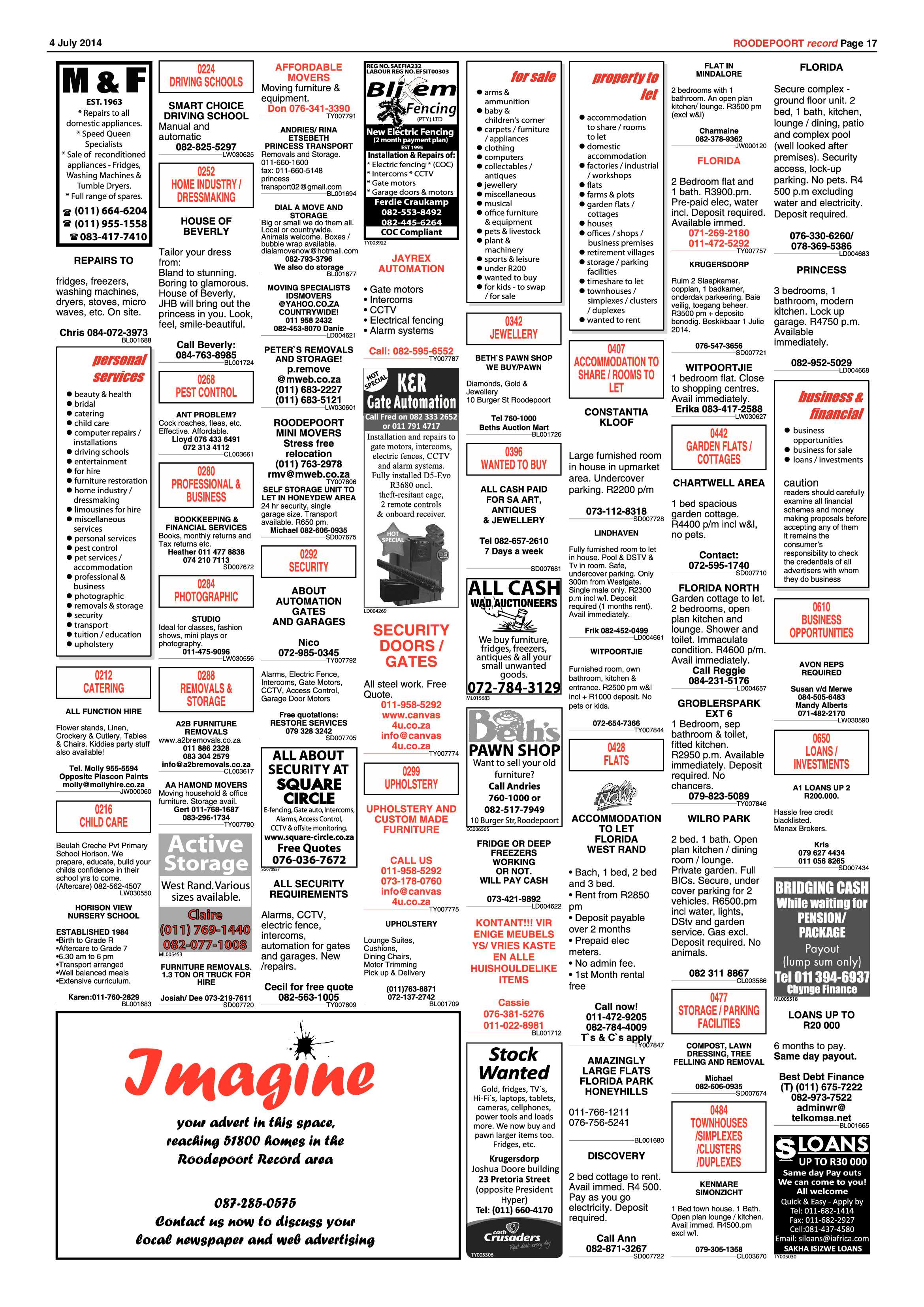 Roodepoort Record 4 July 2014 page 17