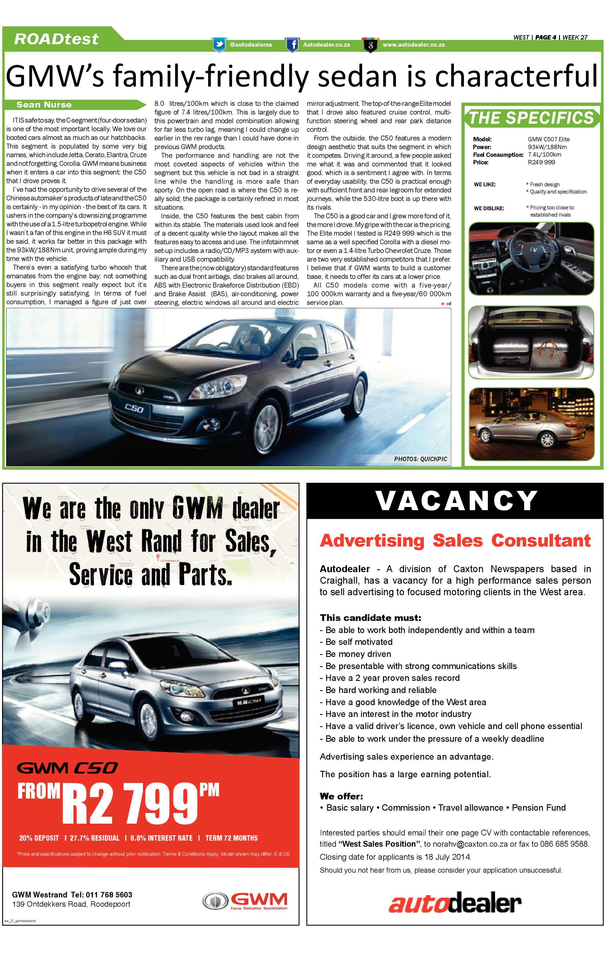 Roodepoort Record 4 July 2014 page 24