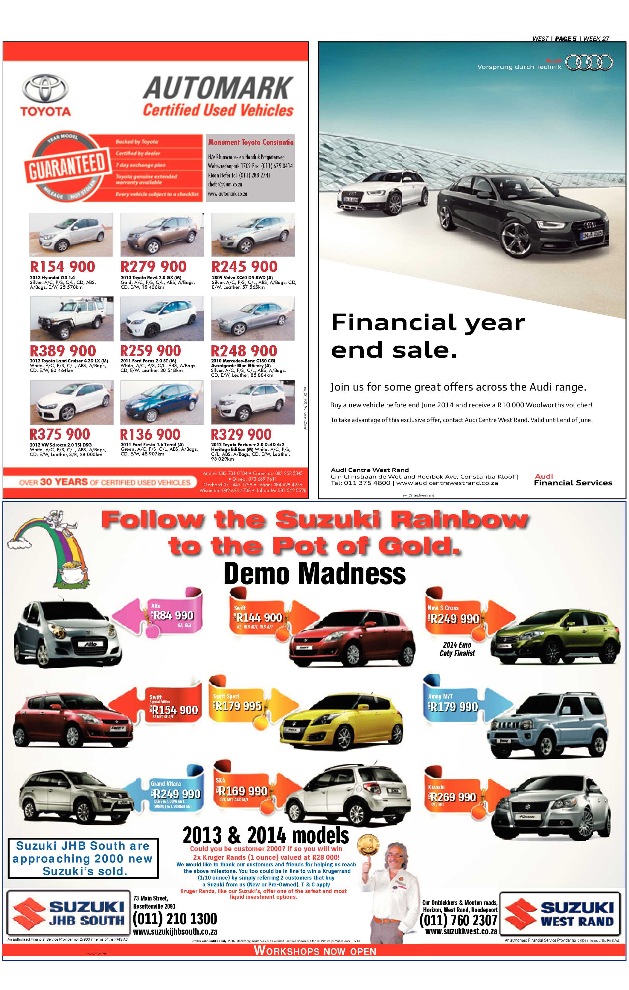 Roodepoort Record 4 July 2014 page 25