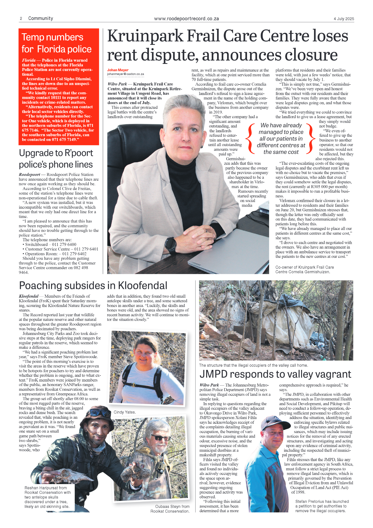 Roodepoort Record 4 July 2025 page 2