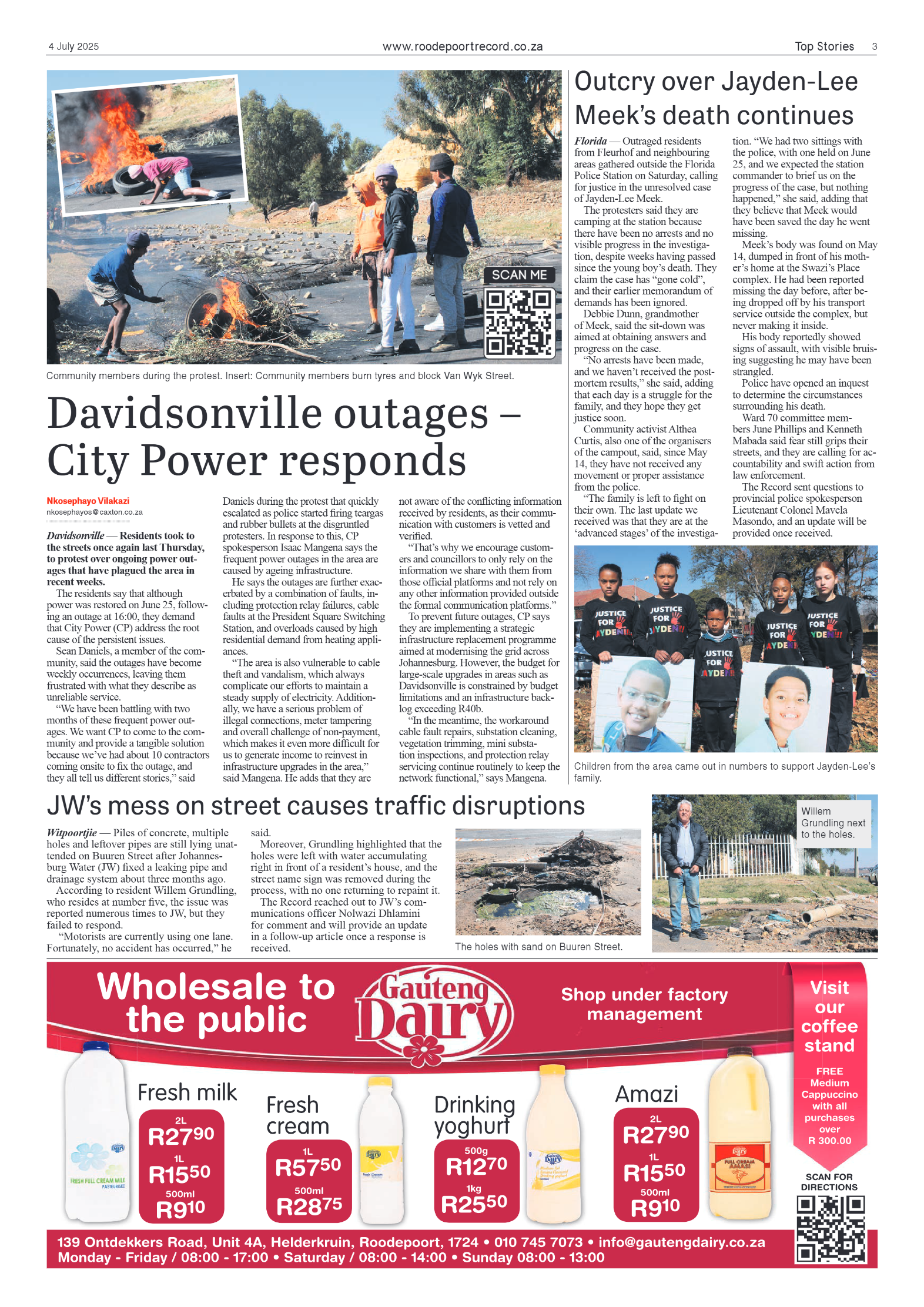 Roodepoort Record 4 July 2025 page 3