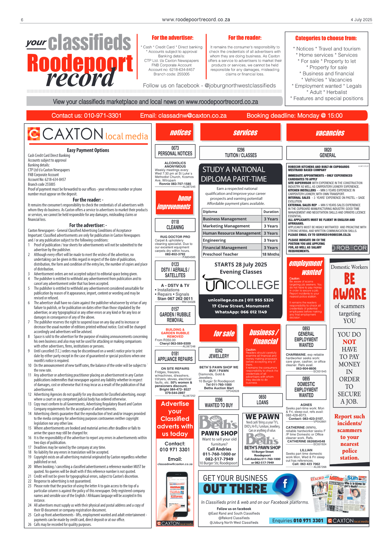 Roodepoort Record 4 July 2025 page 6