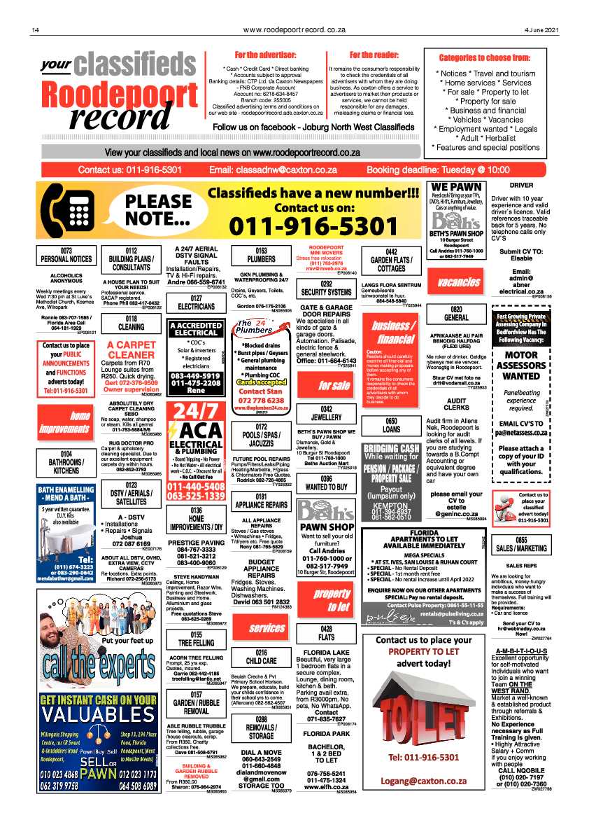 Roodepoort Record 4 June 2021 page 14