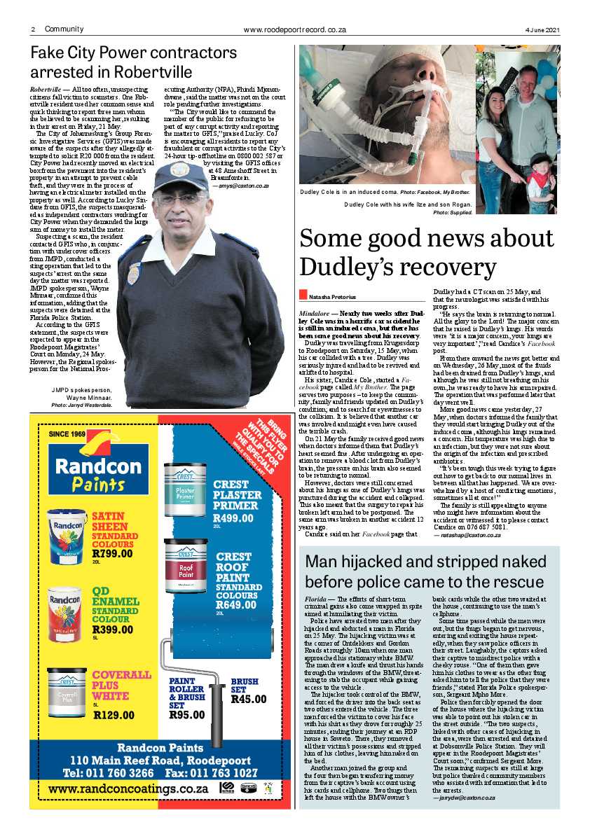 Roodepoort Record 4 June 2021 page 2