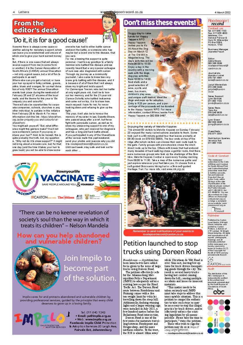 Roodepoort Record 4 March 2022 page 4
