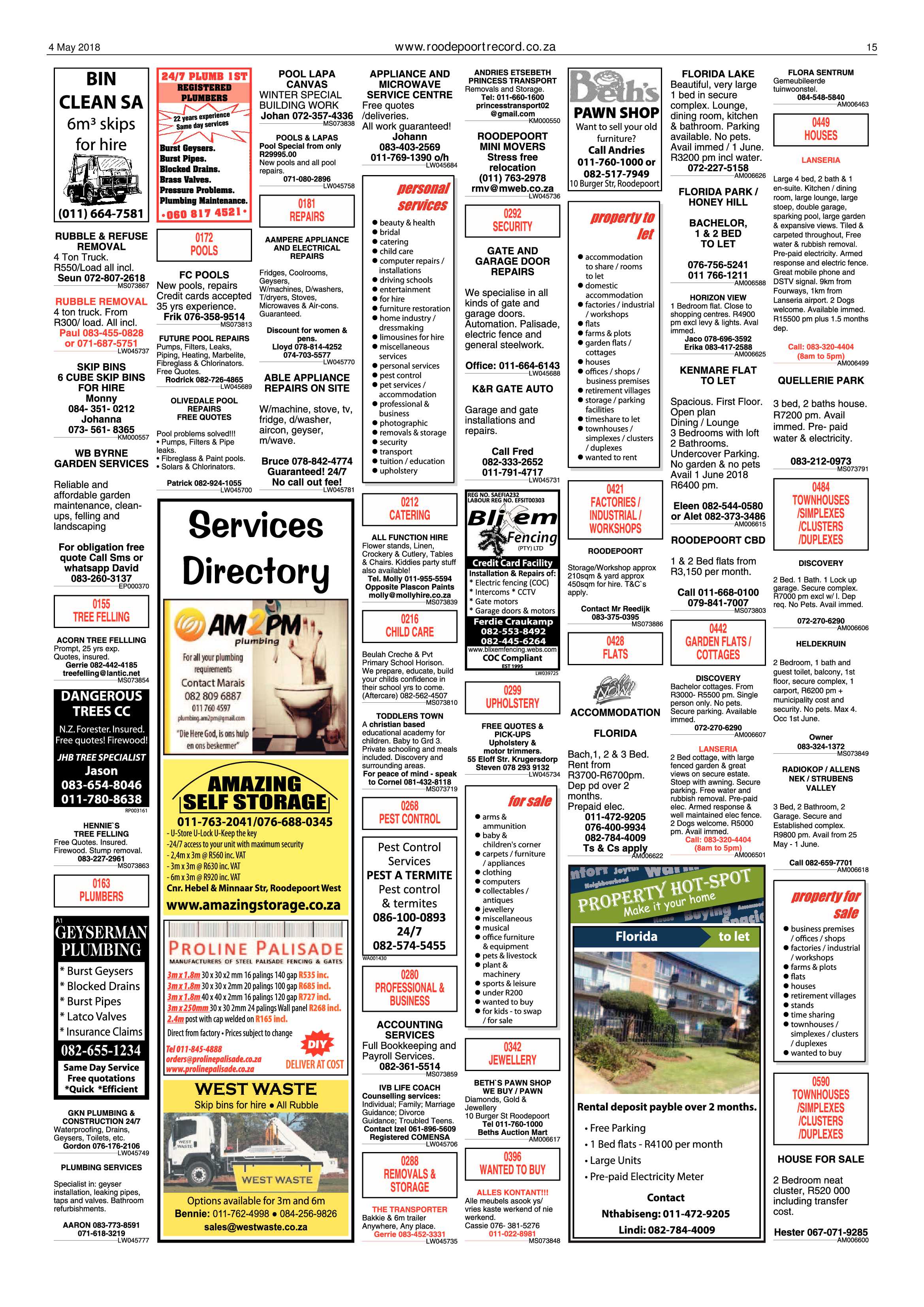 Roodepoort Record 4 May 2018 page 15