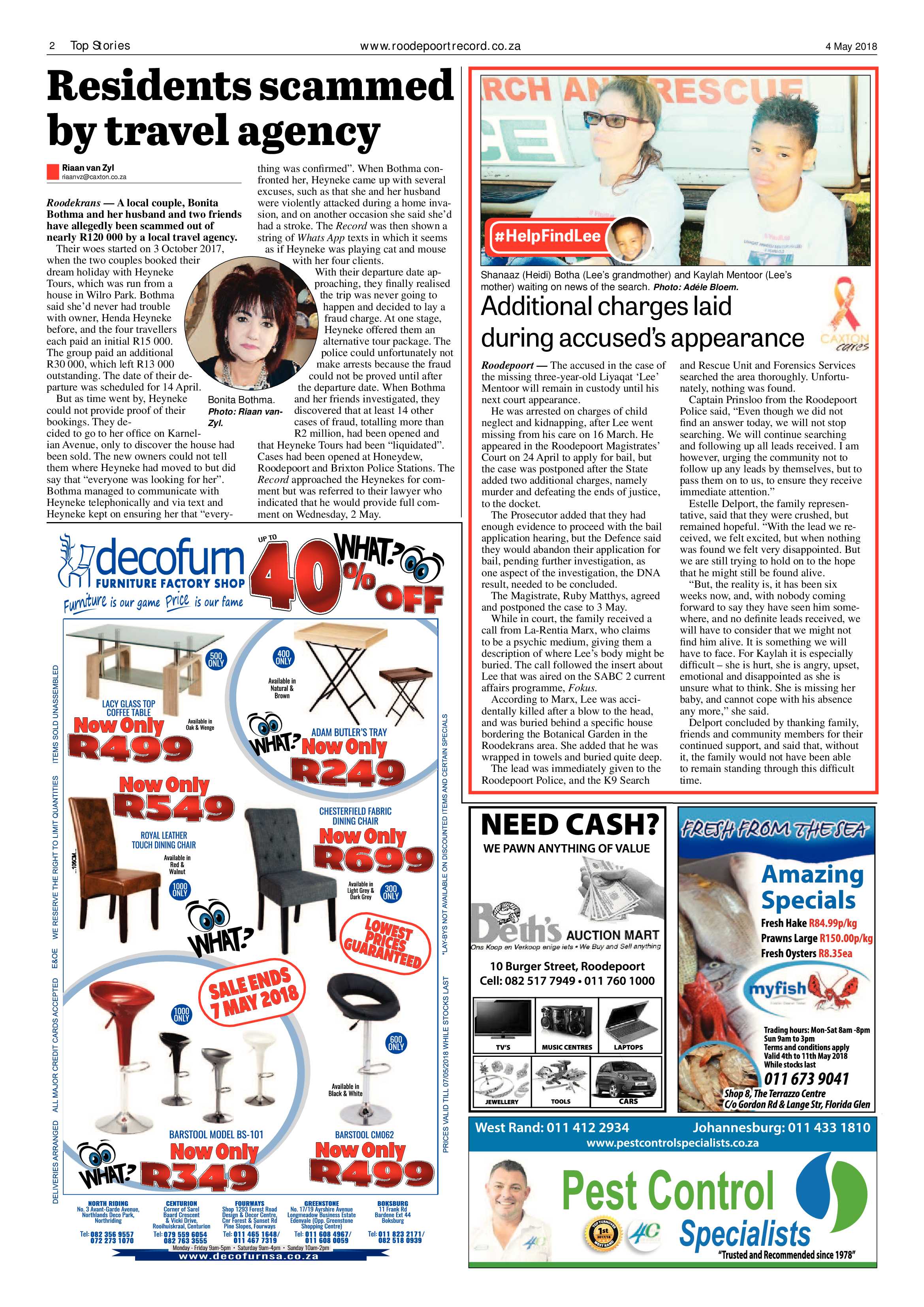 Roodepoort Record 4 May 2018 page 2