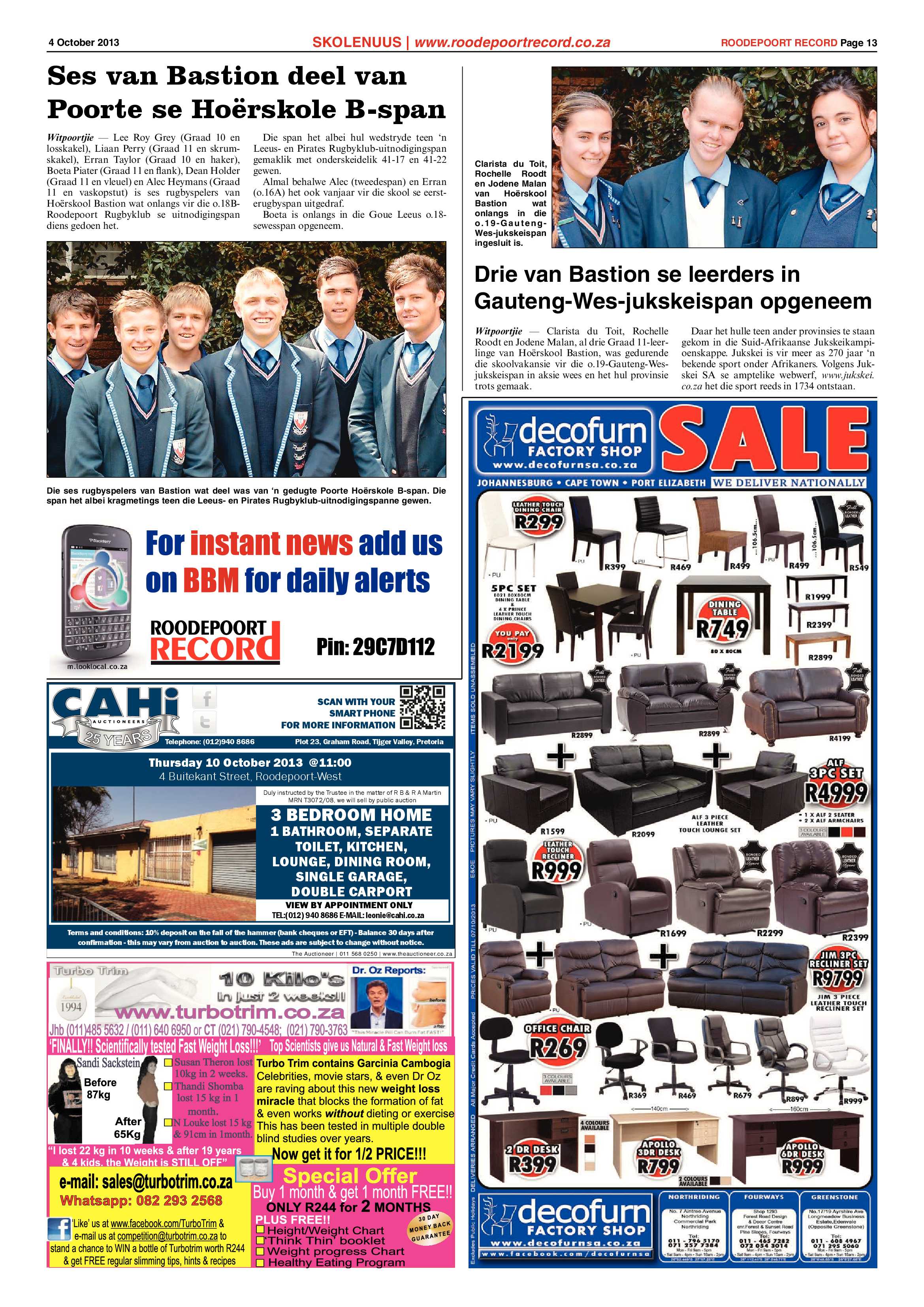 Roodepoort Record 4 October 2013 page 13