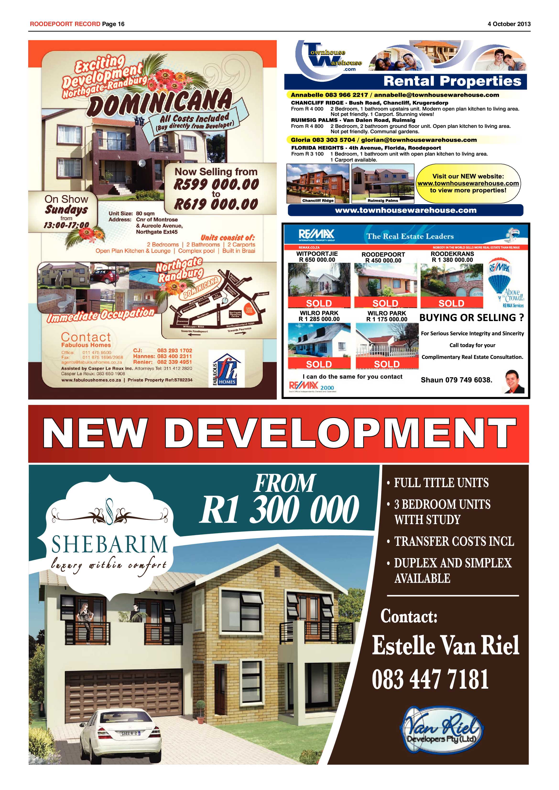Roodepoort Record 4 October 2013 page 16