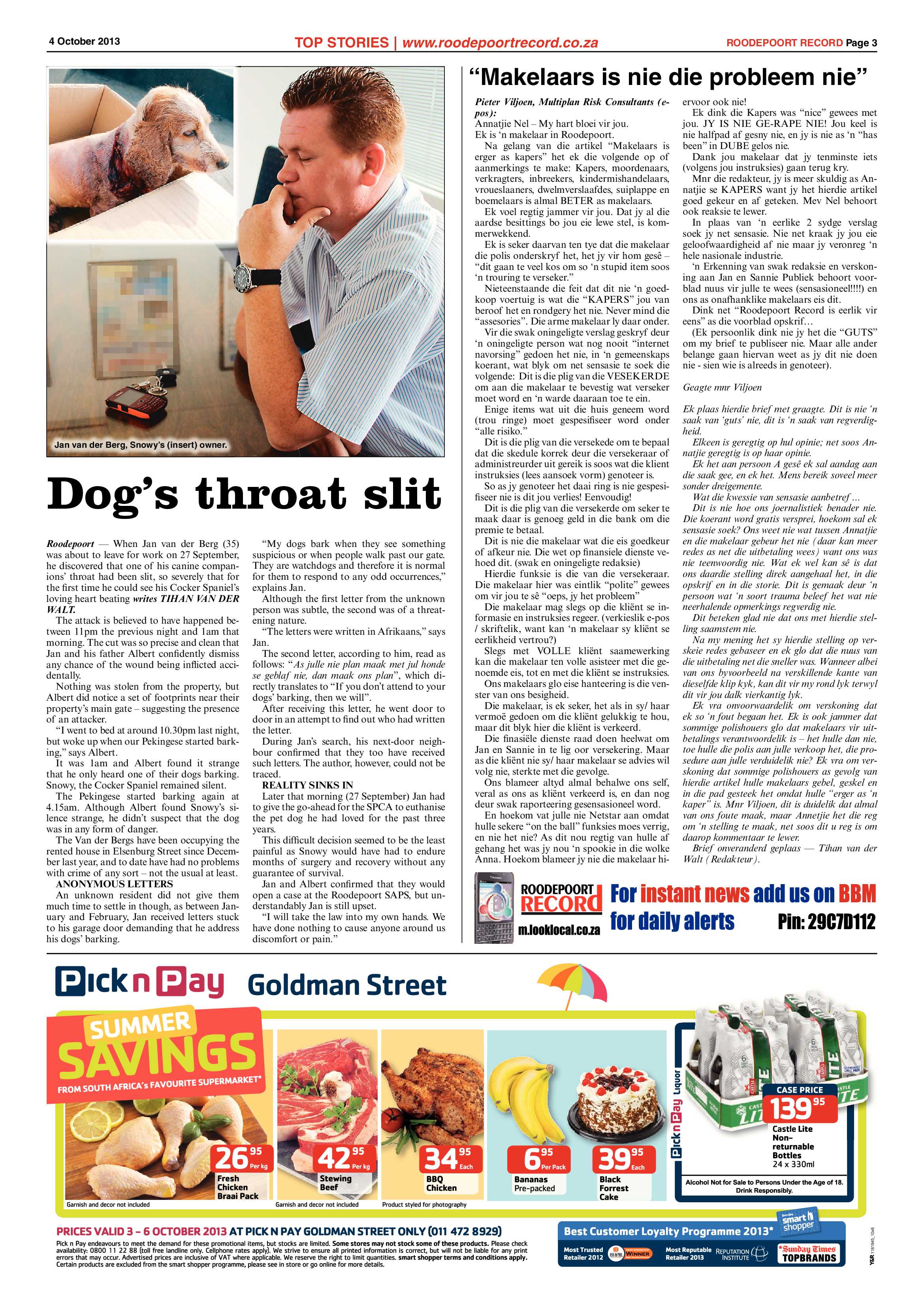 Roodepoort Record 4 October 2013 page 3