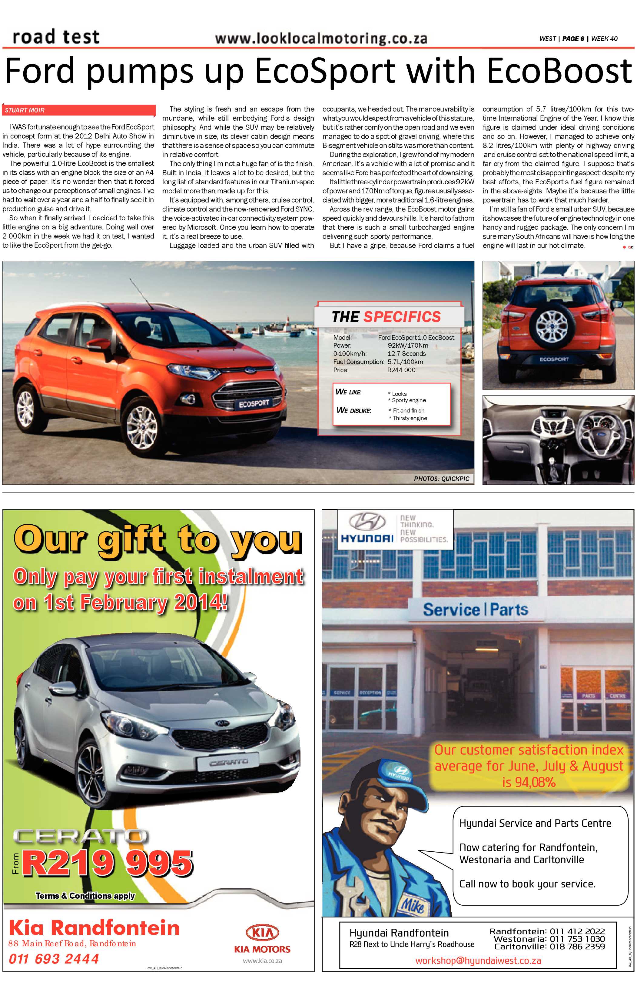 Roodepoort Record 4 October 2013 page 30