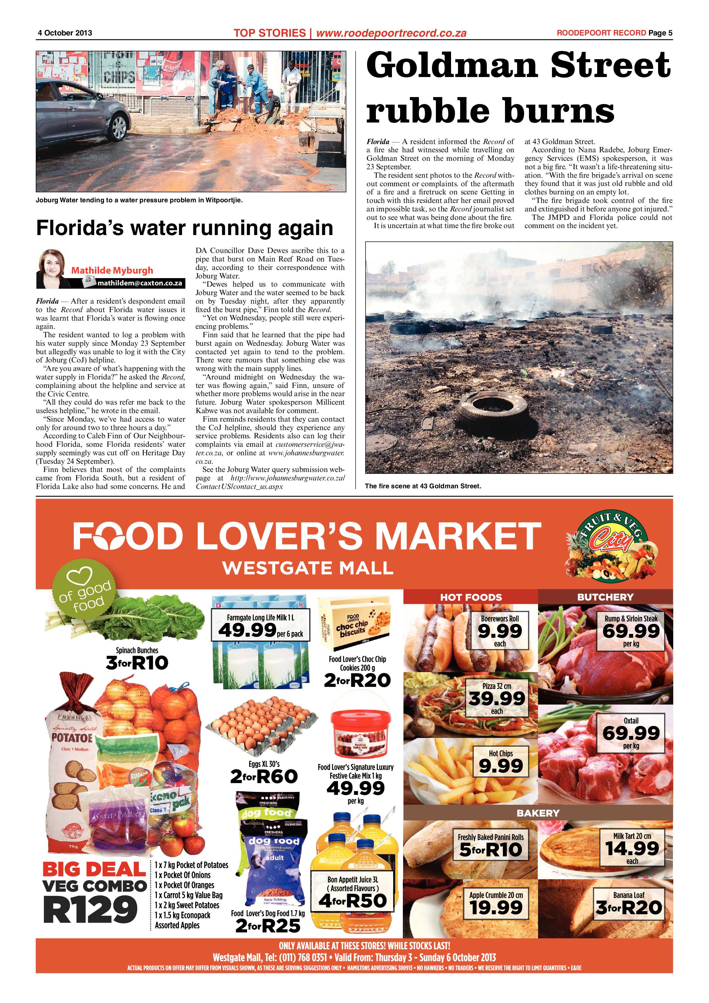 Roodepoort Record 4 October 2013 page 5