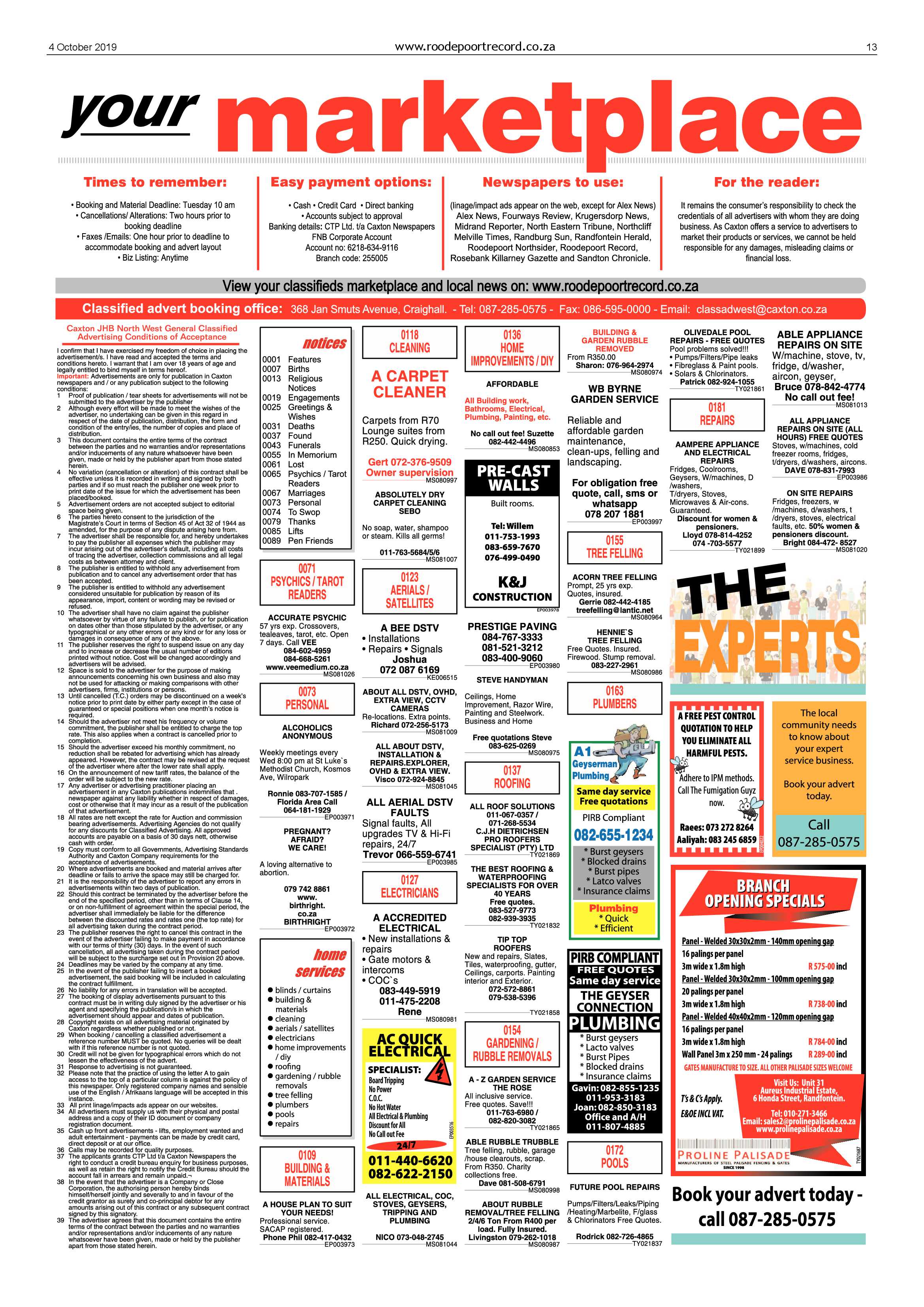 Roodepoort Record 4 October 2019 page 13