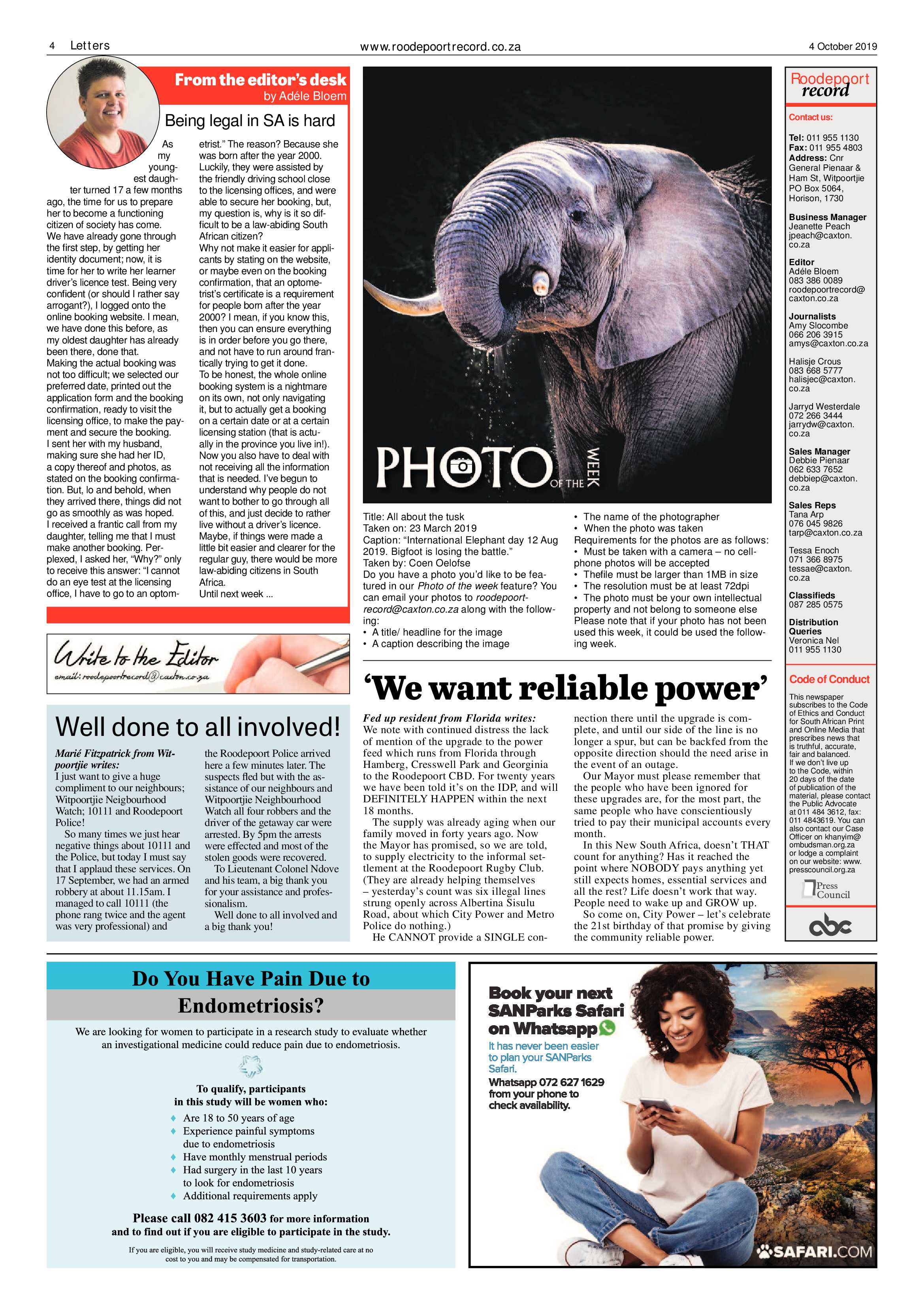 Roodepoort Record 4 October 2019 page 4
