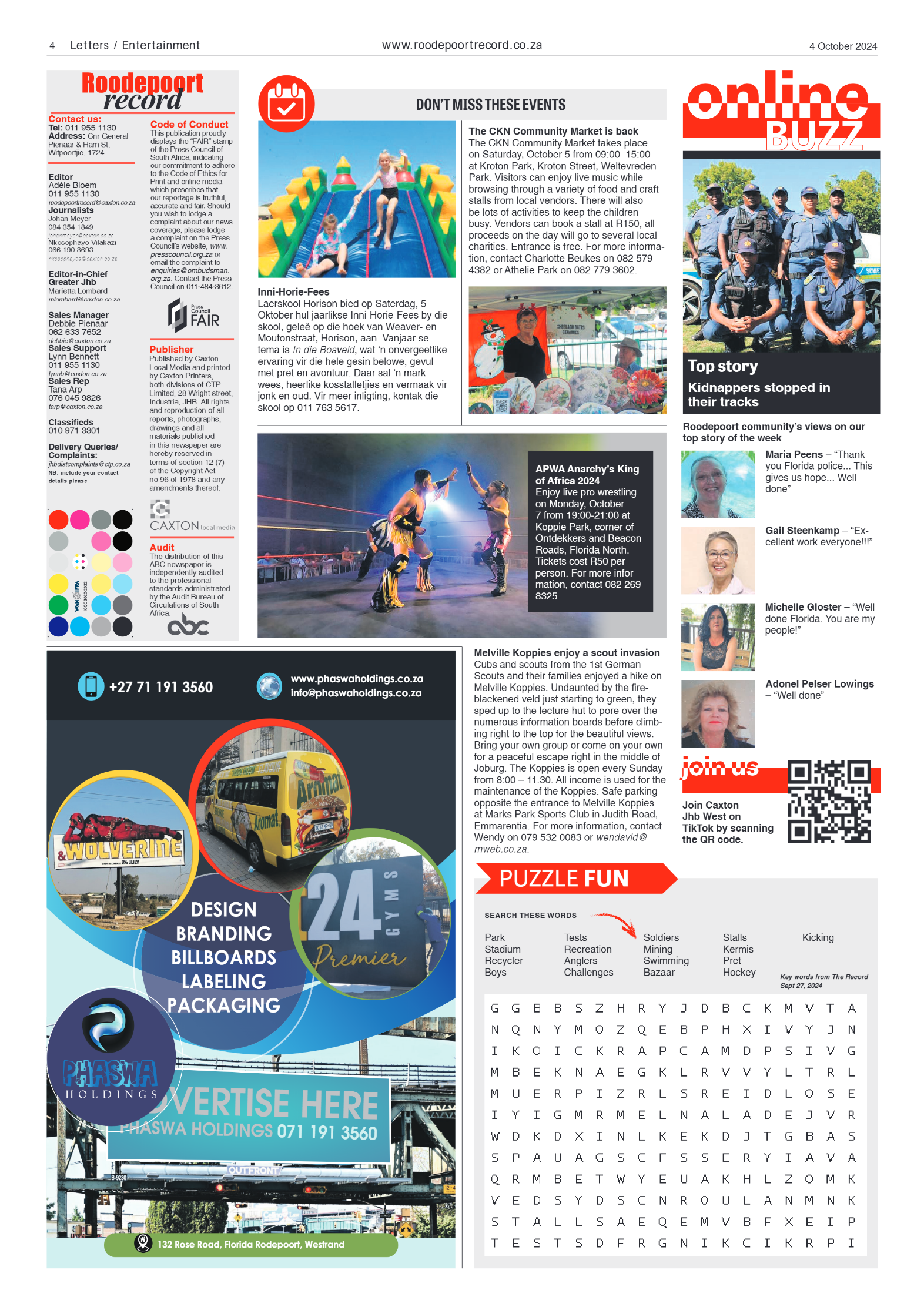 Roodepoort Record 4 October 2024 page 4