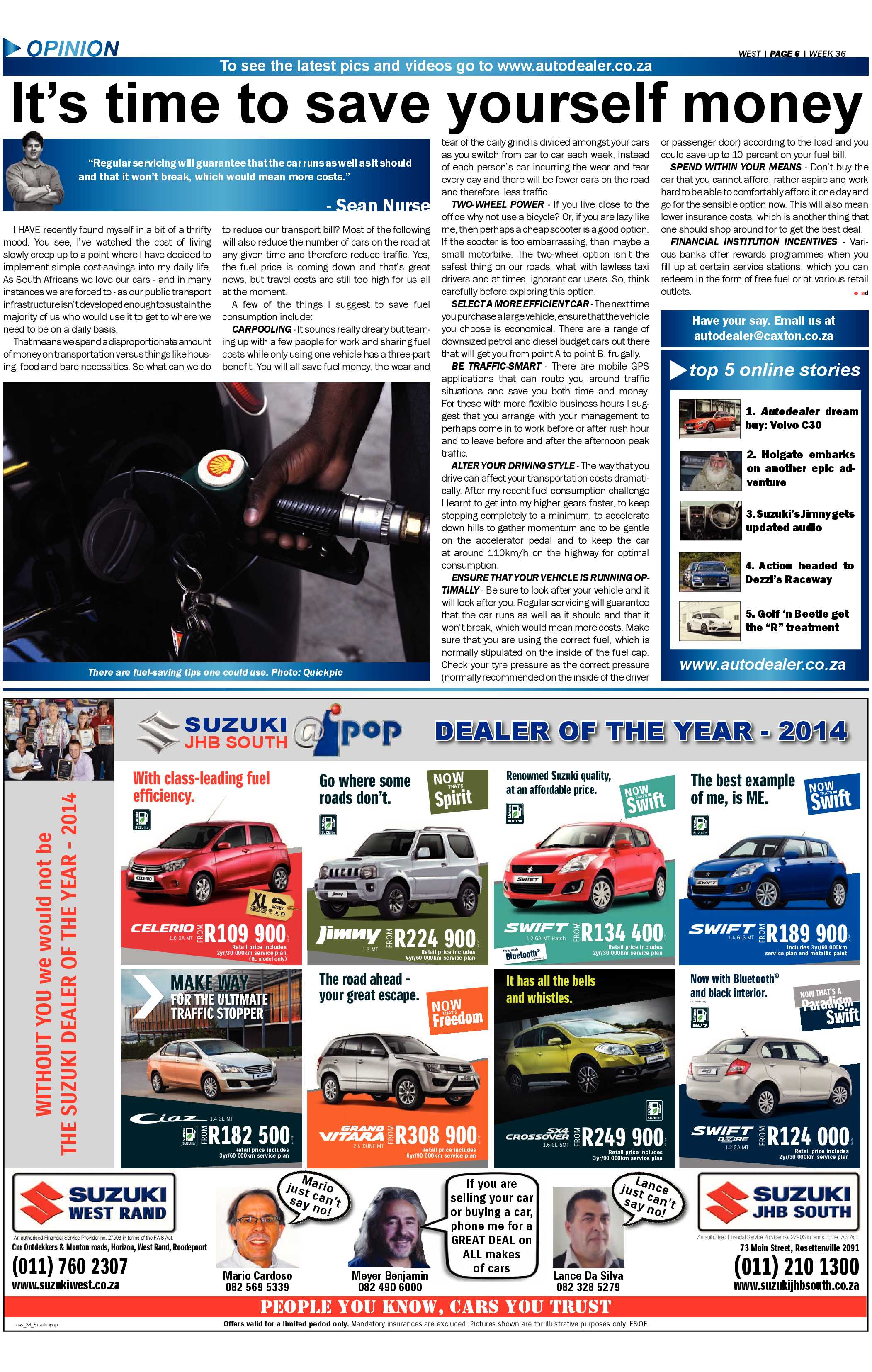 Roodepoort Record 4 September 2015 page 18