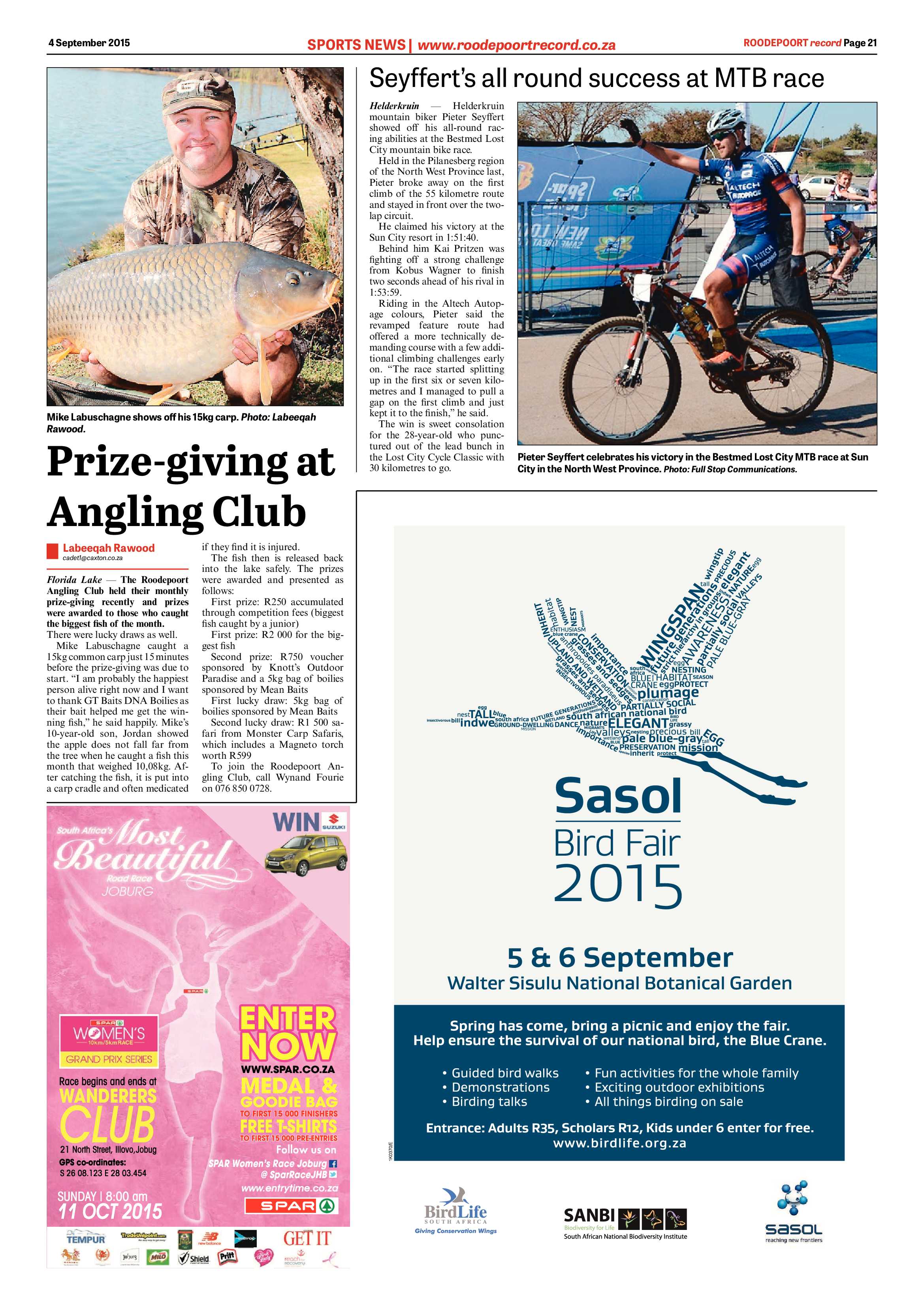 Roodepoort Record 4 September 2015 page 27