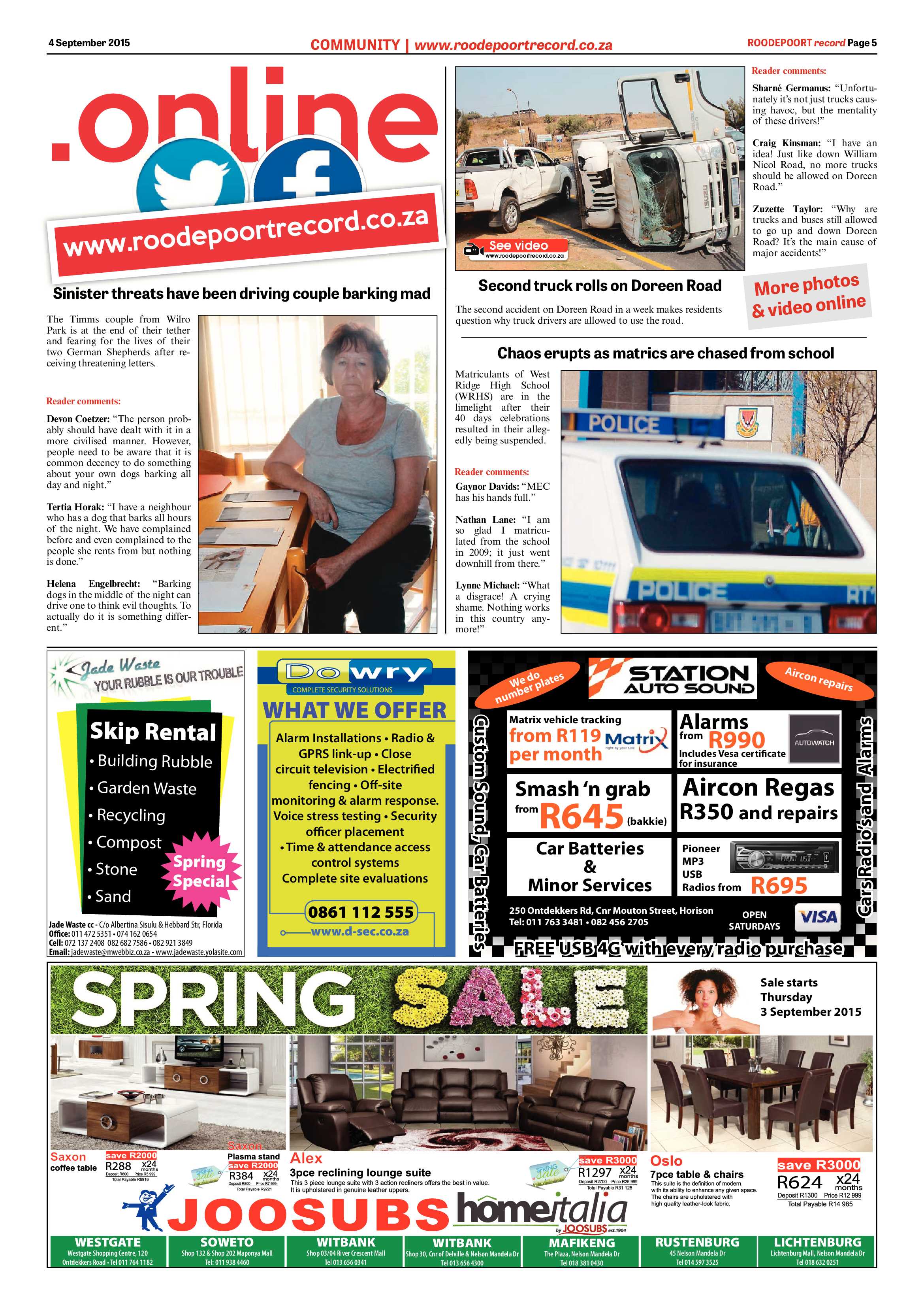 Roodepoort Record 4 September 2015 page 5