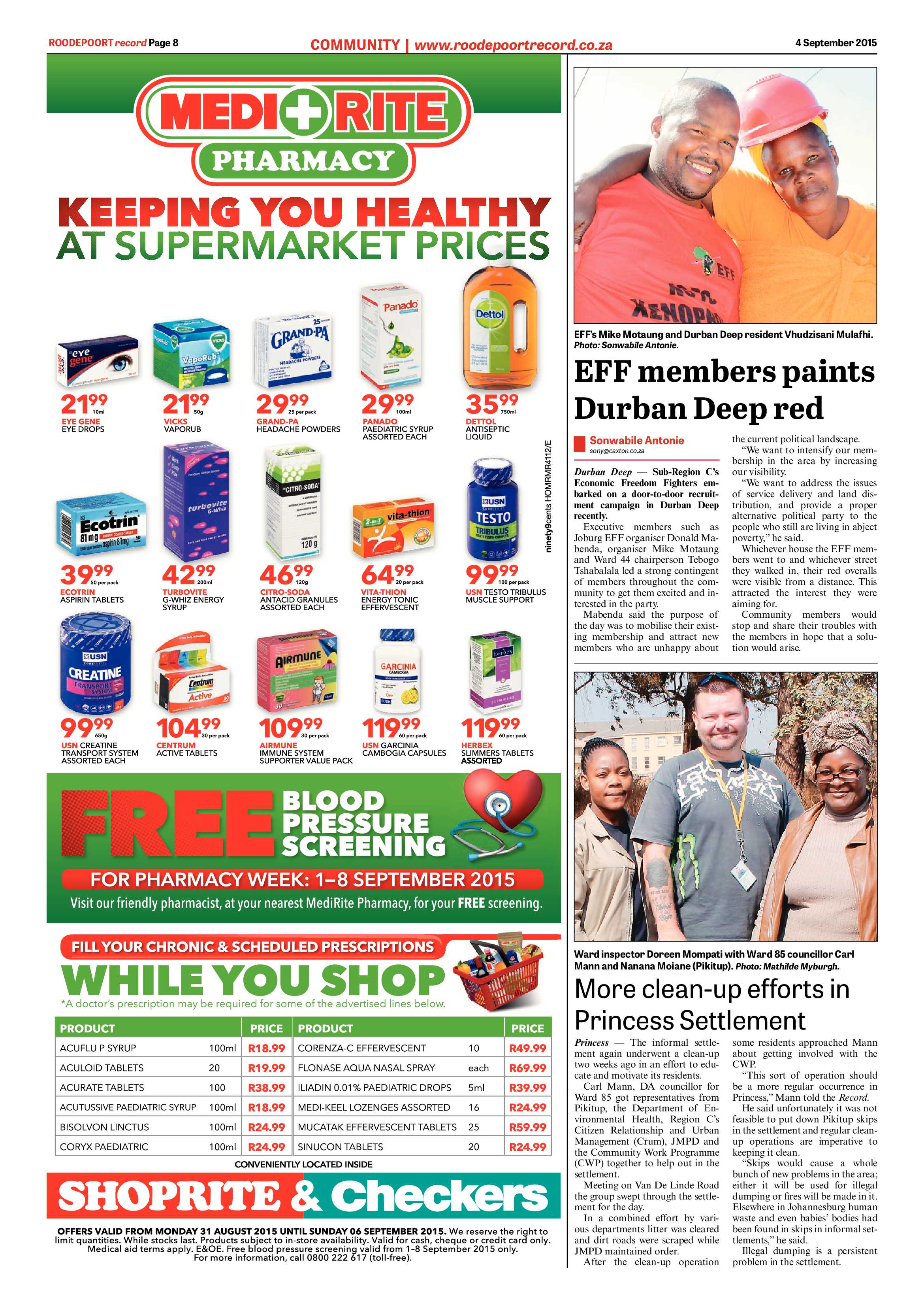 Roodepoort Record 4 September 2015 page 8