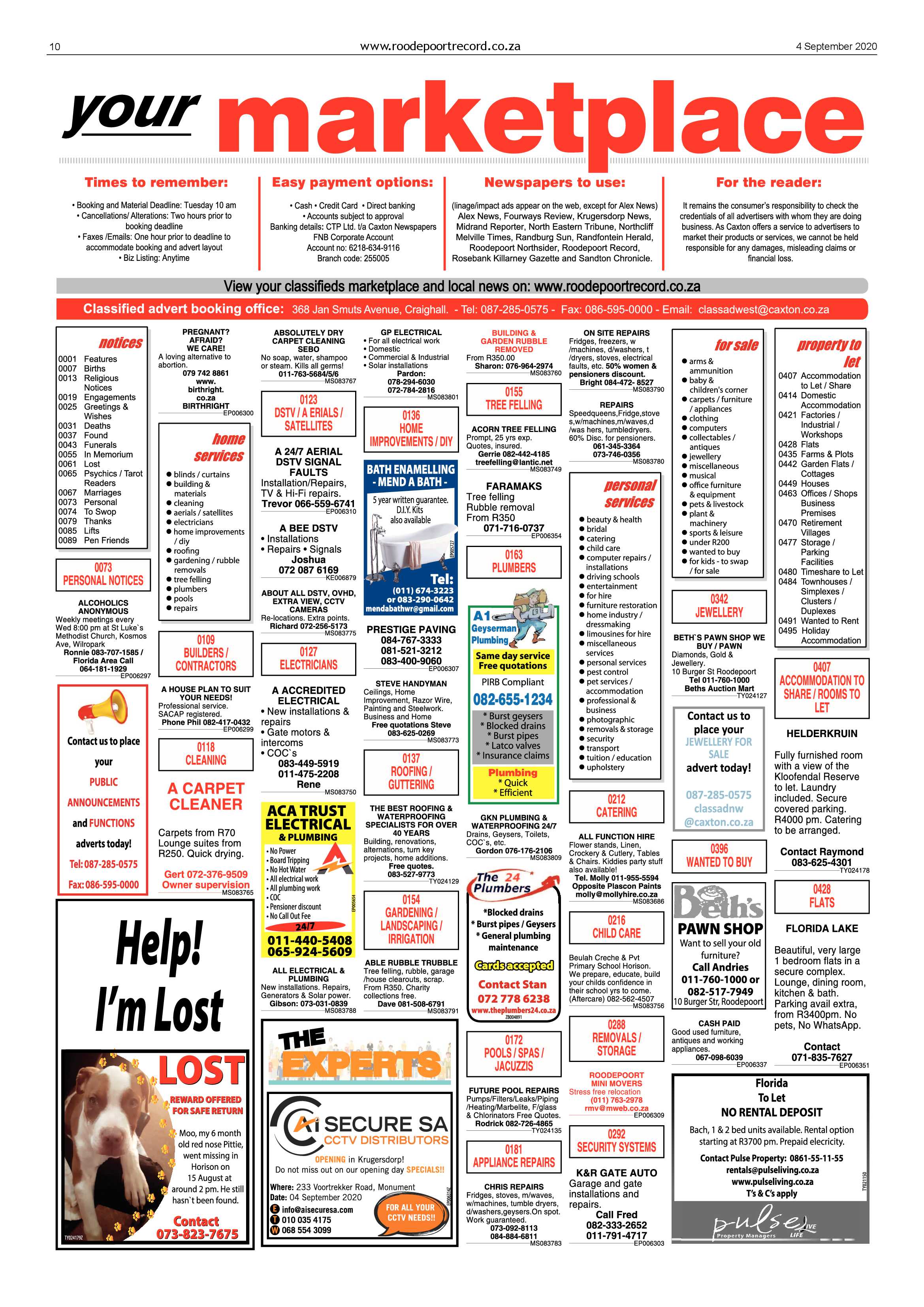 Roodepoort Record 4 September 2020 page 10