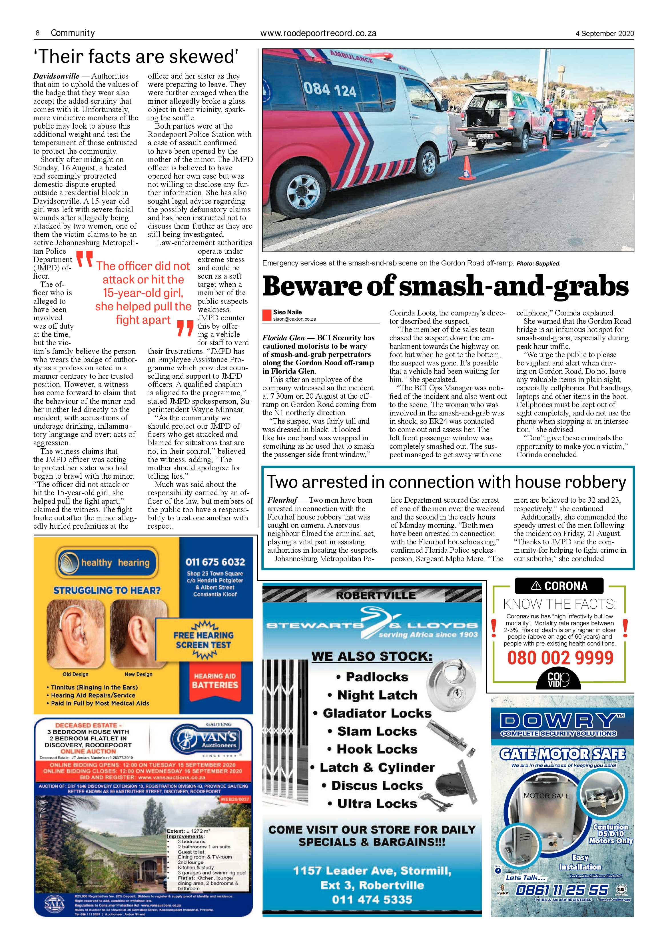 Roodepoort Record 4 September 2020 page 8