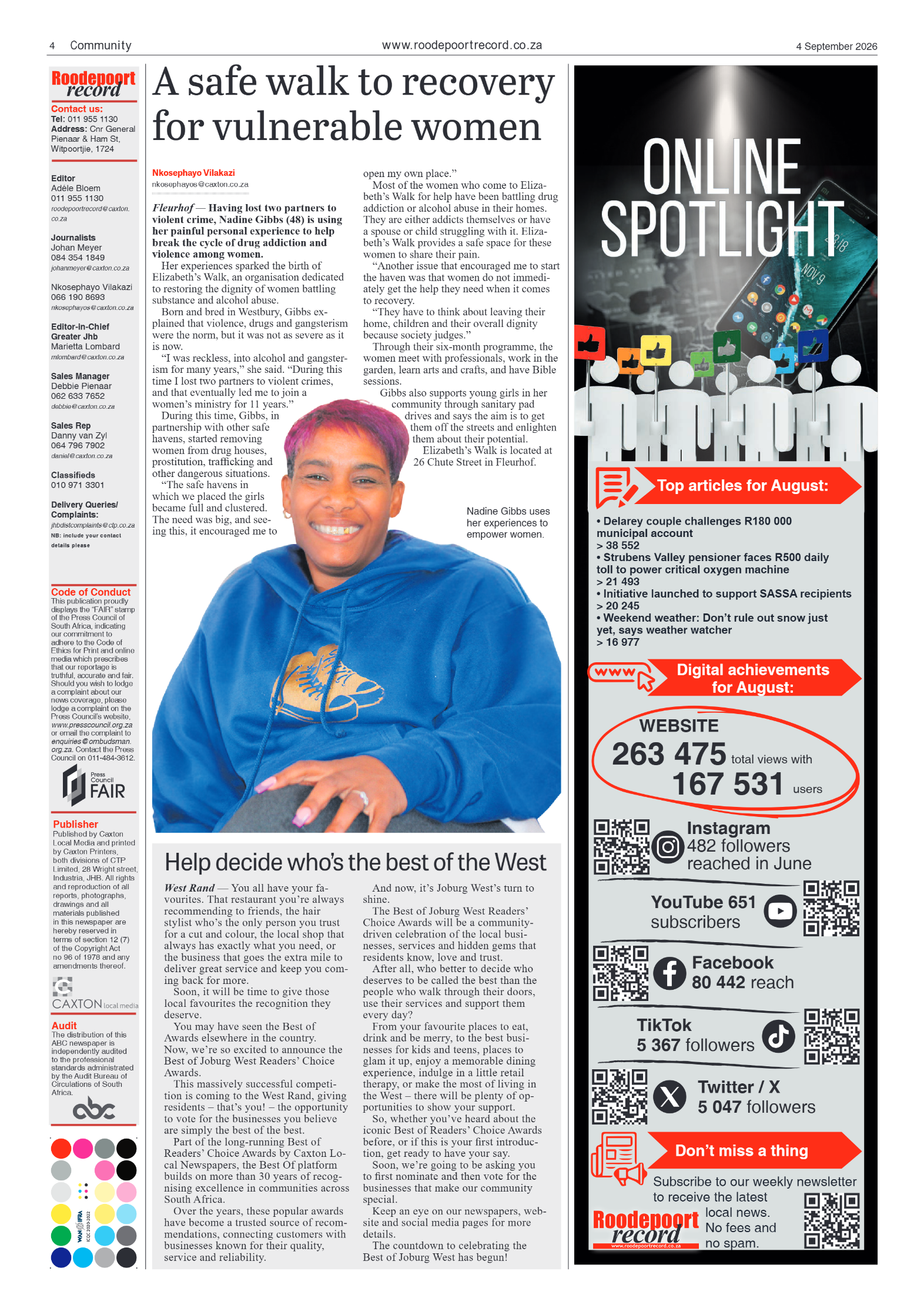 Roodepoort Record 4 September 2026 page 4
