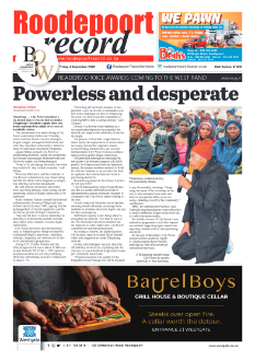 Roodepoort Record 4 September 2026